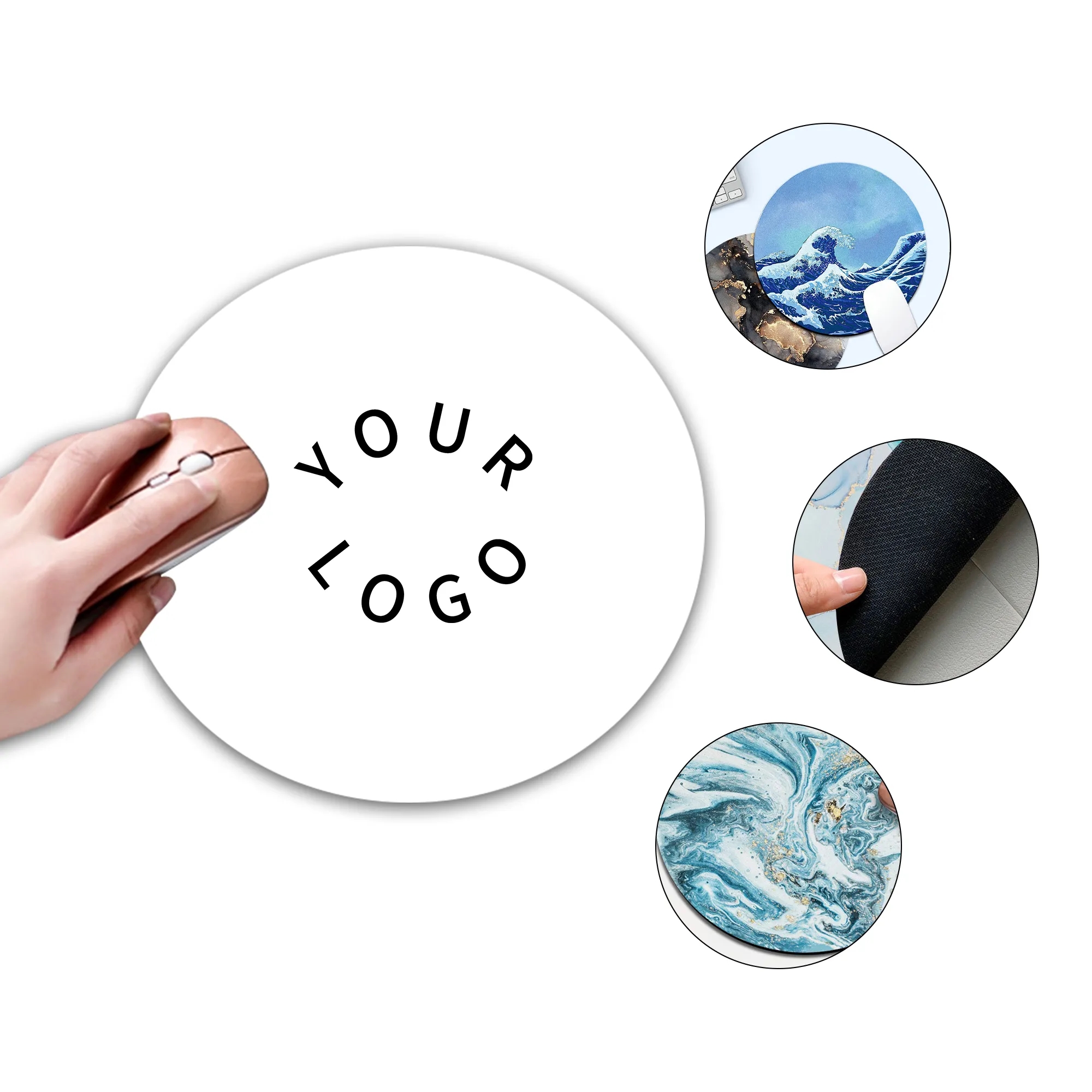 8-Inch Round Mouse Pad 4