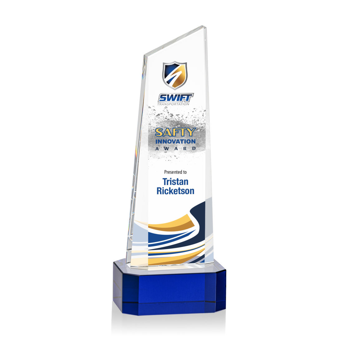 Belmont Tower VividPrint™ Award on Padova - Blue 7