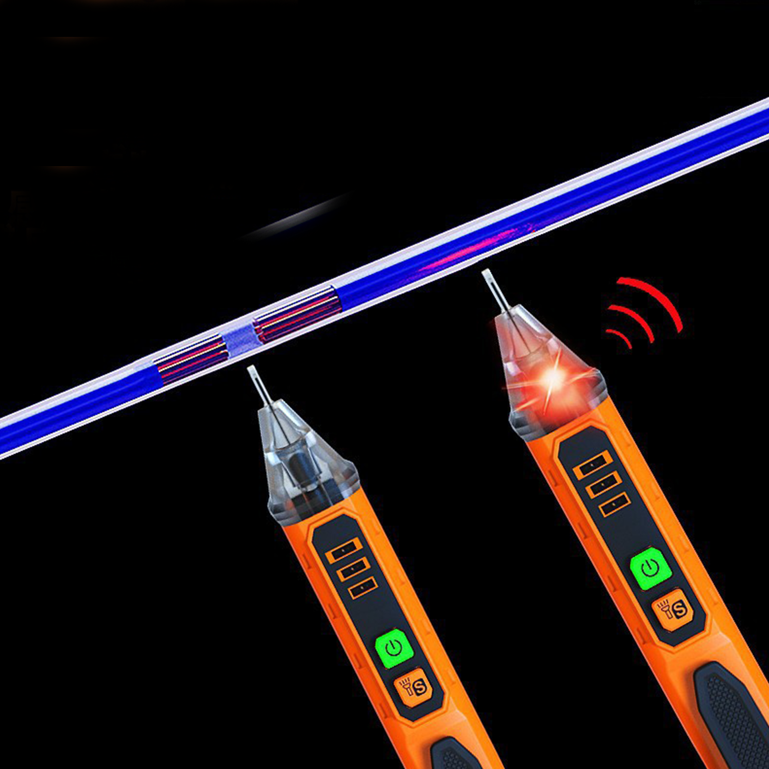 Smart Non-Contact Voltage Tester for Home Electrical Safety 3