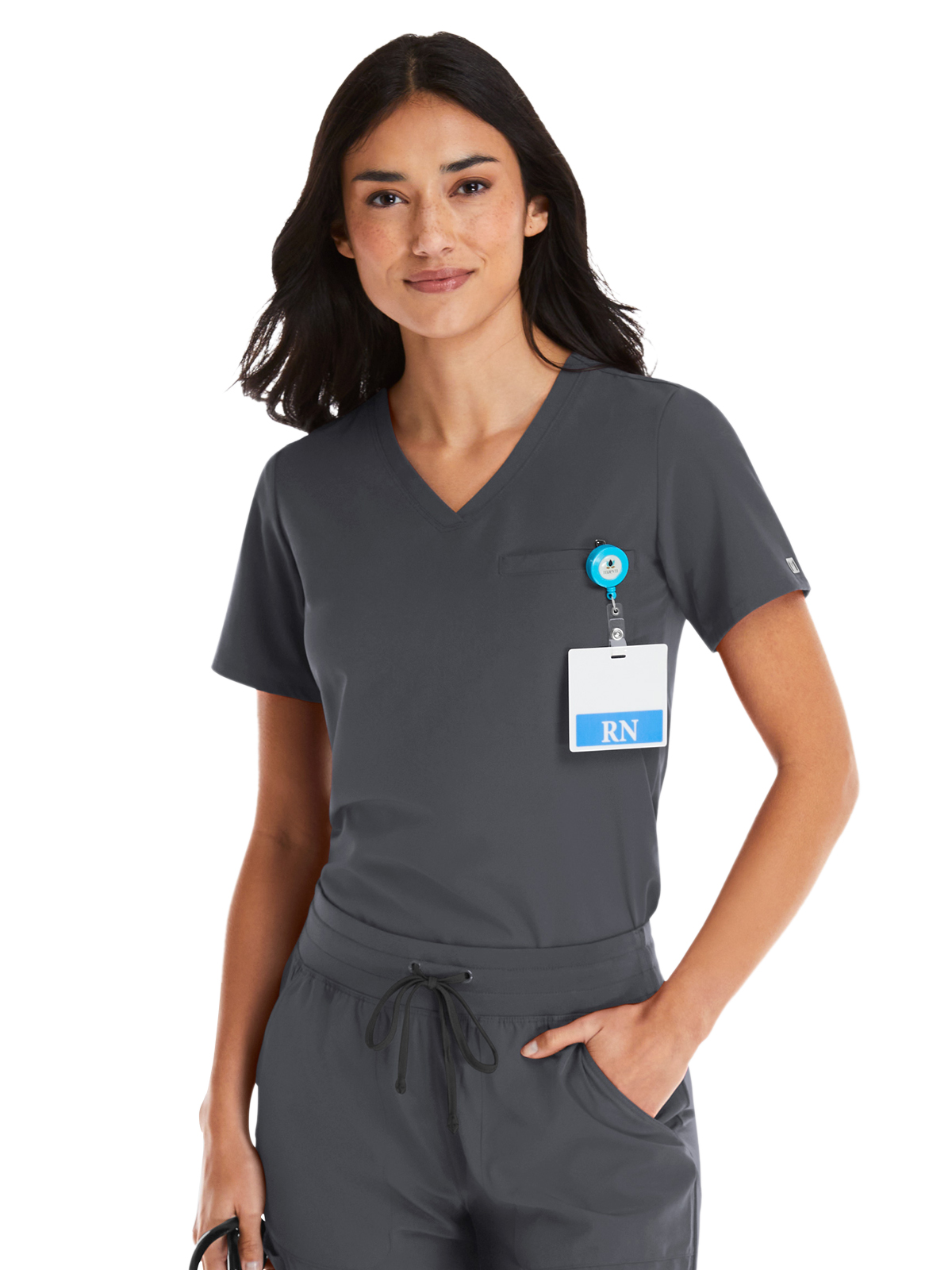 Maevn - Matrix Impulse - Women's One-Pocket V-Neck Tuck-In Top 4