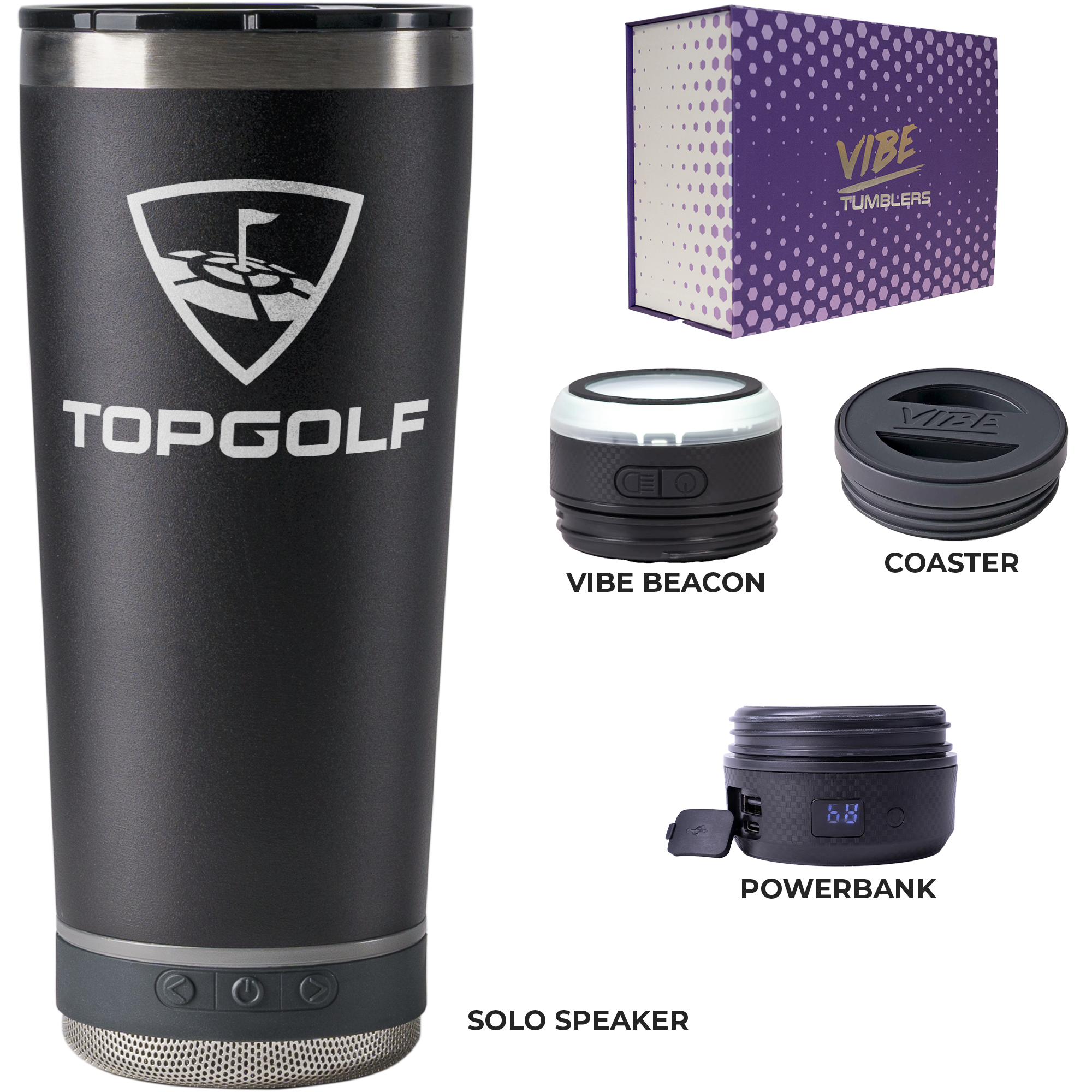 Go Caddy Vibe 18 oz Tumbler Kit 8