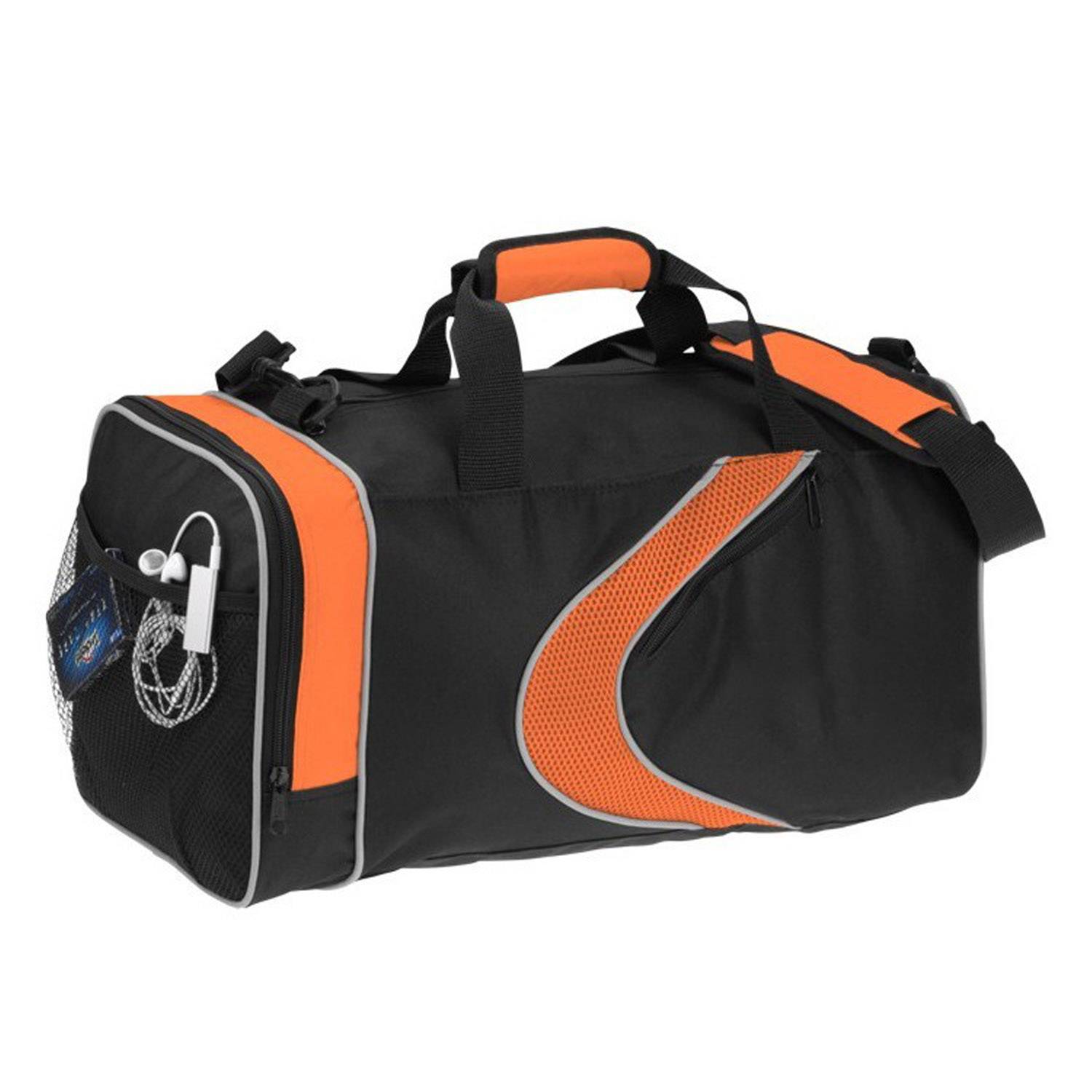Two-Tone Polyester Wet Dry Separation Sports Duffel Bag 5
