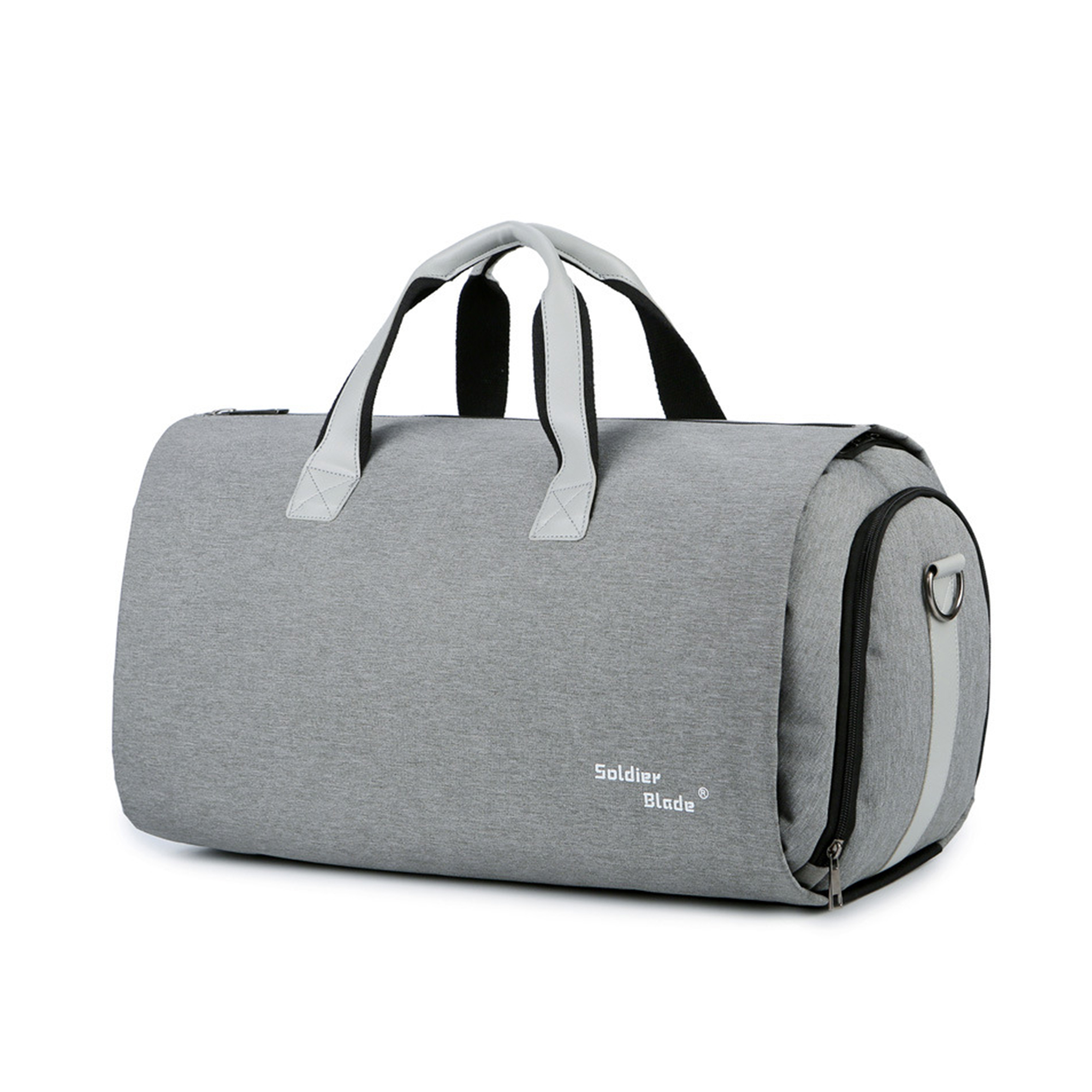 Convertible Oxford Garment Duffel With Detachable Shoulder Strap 45 Liter Capacity 3