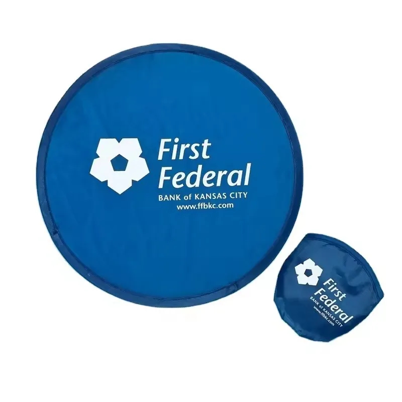 Folding Nylon Disc Fan W/ Pouch 2