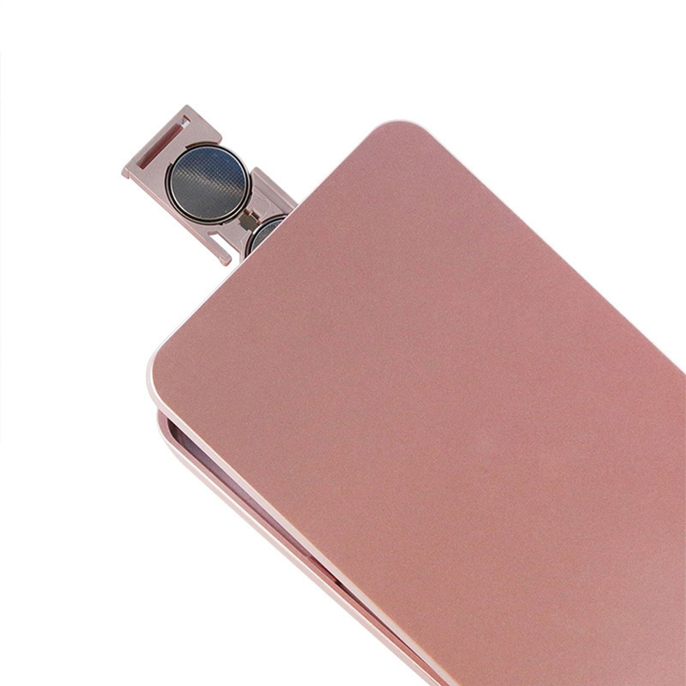 Makeup Brushes Case With LED Lighted Mirror 2