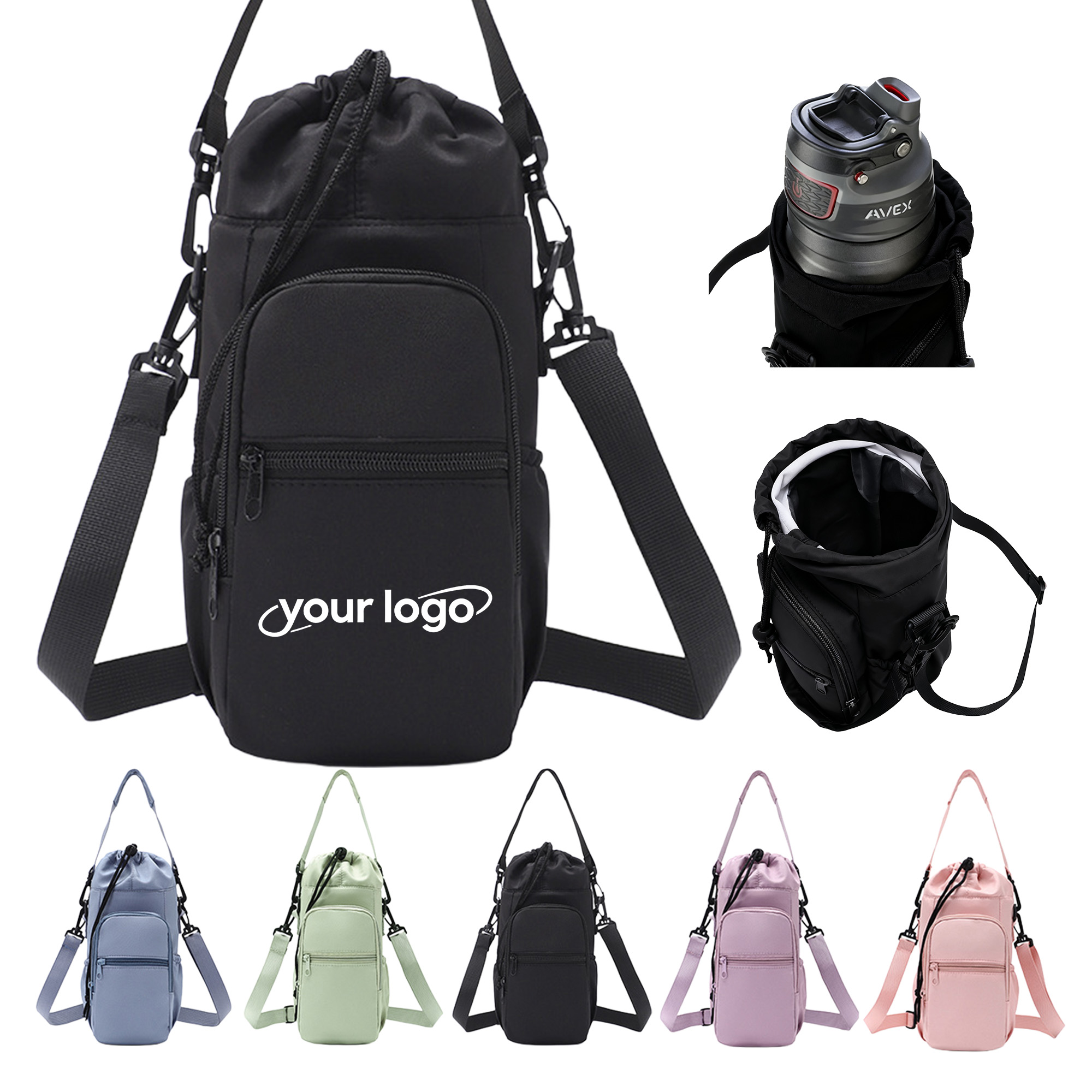 Portable Water Bottle Shoulder Bag 3