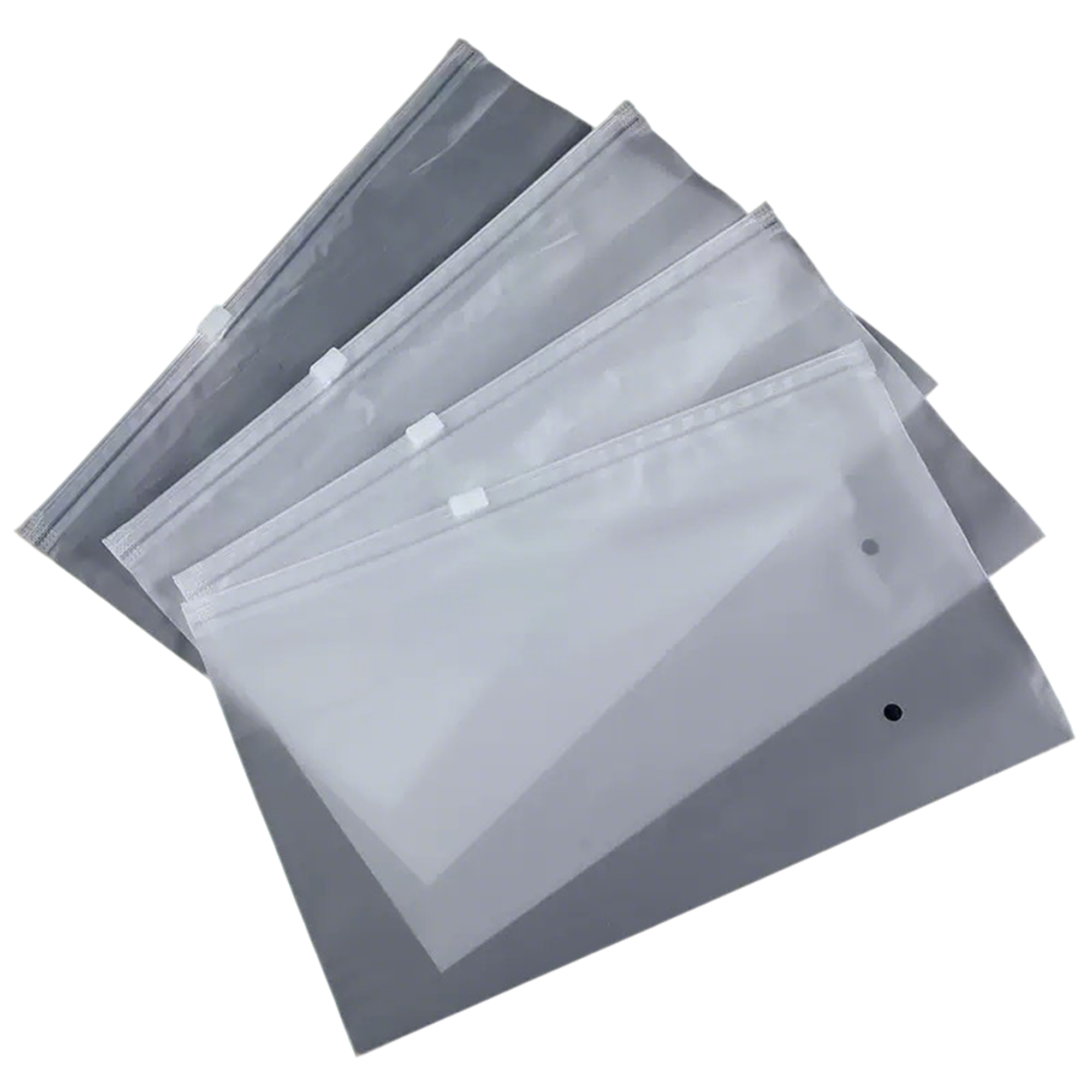 Translucent Zip Closure Storage Pouch 9.9" Length X 7.9" Width 3