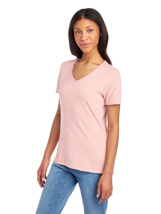 JERZEES Premium Blend Combed Ring-Spun Ladies' V-Neck T-Shirt 30