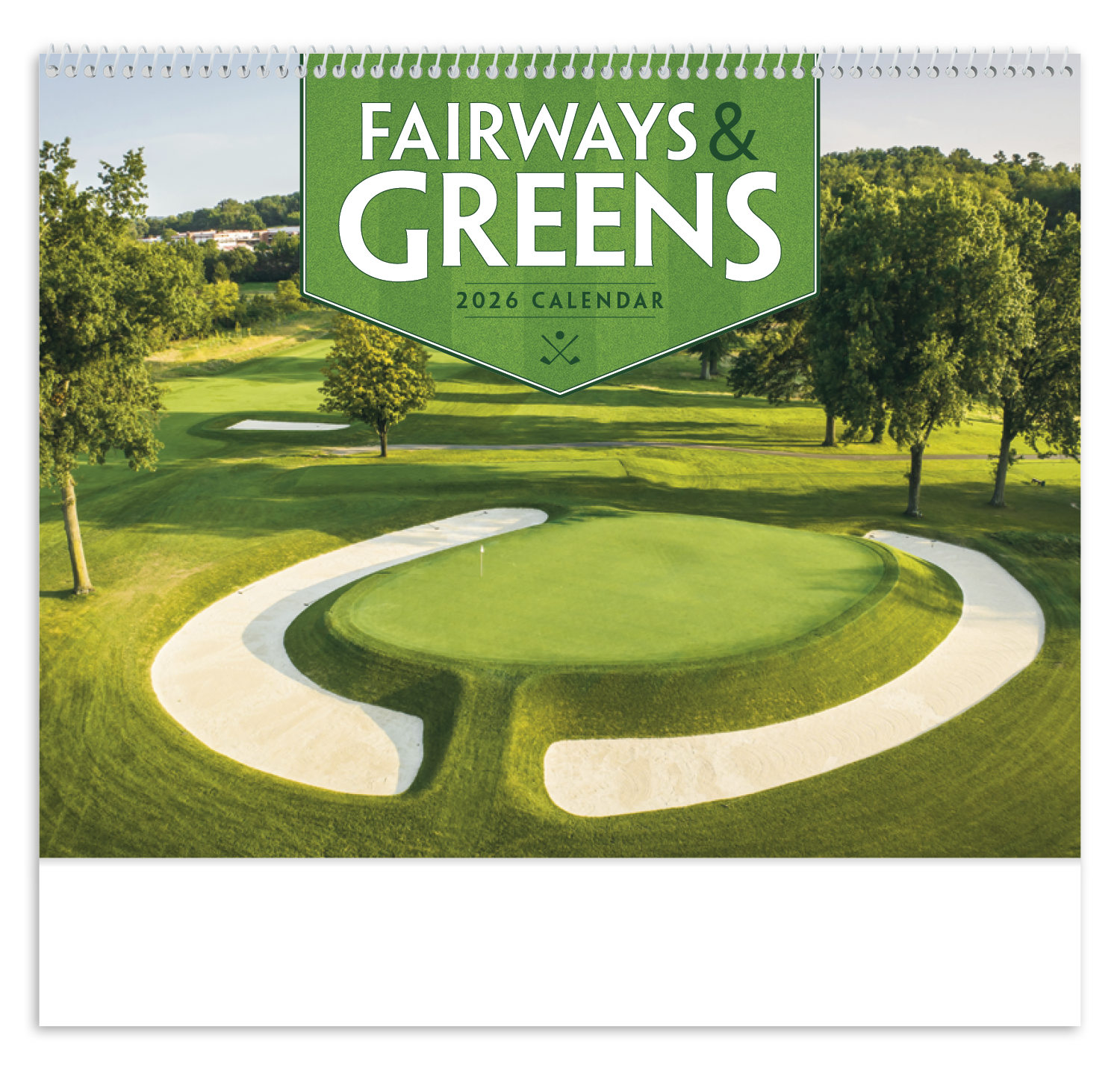 Good Value™ Fairways & Greens - Spiral Calendar 12