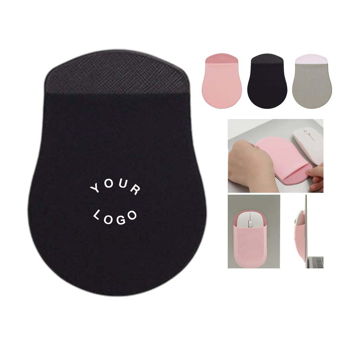 Self Adhesive Mouse Storage Pouch with Lycra Fabric 2