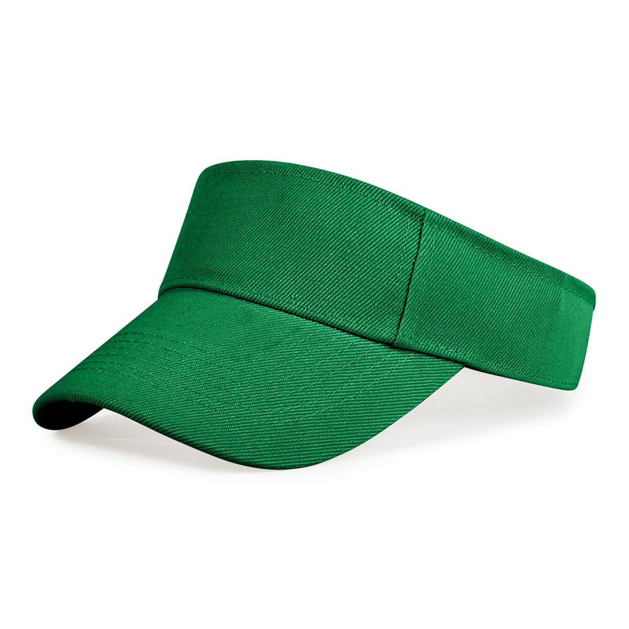 Kids' Stock Solid Color Polyester Visor - Sports Style 4