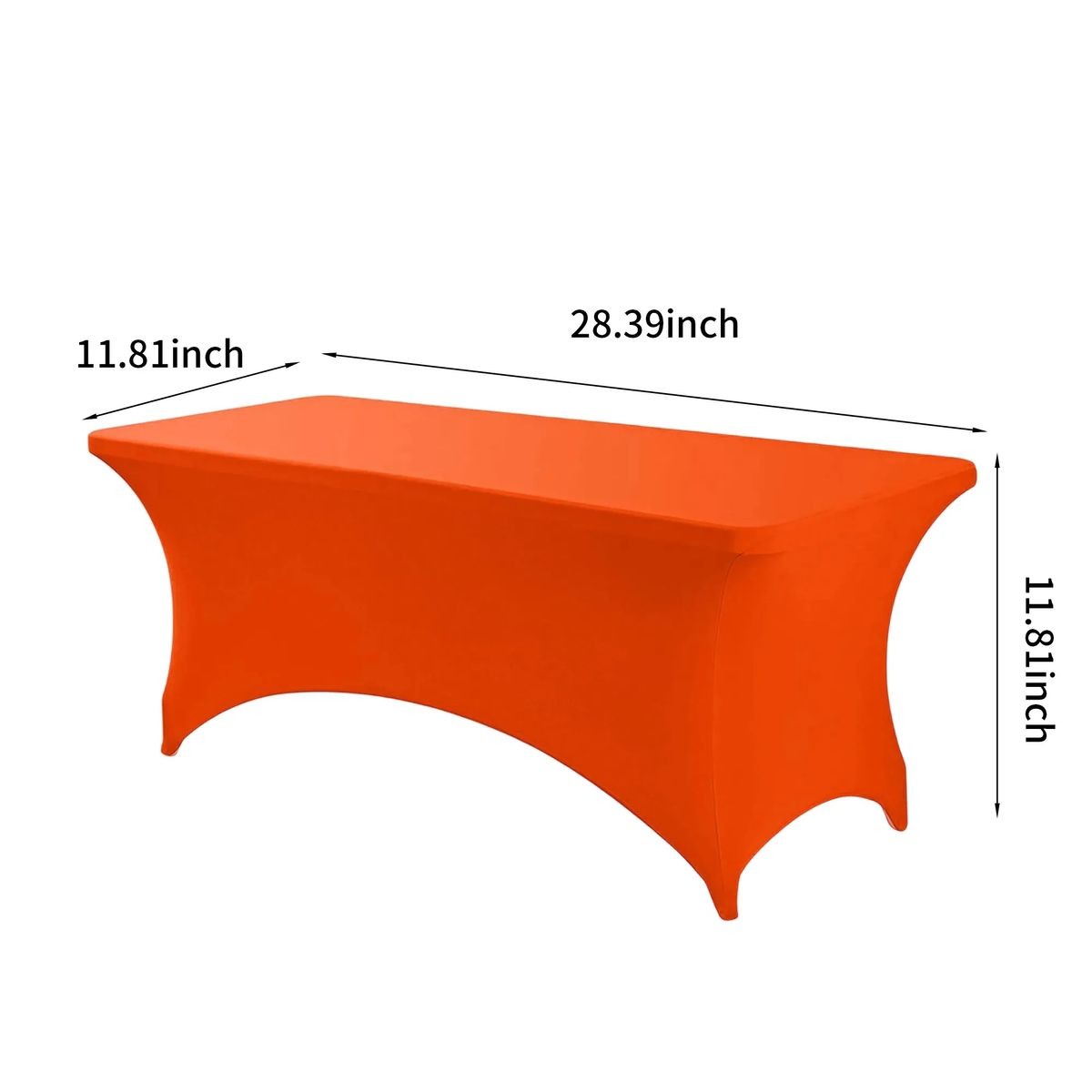 Fitted Polyester Tablecloth for Standard 6 Foot Tables 9