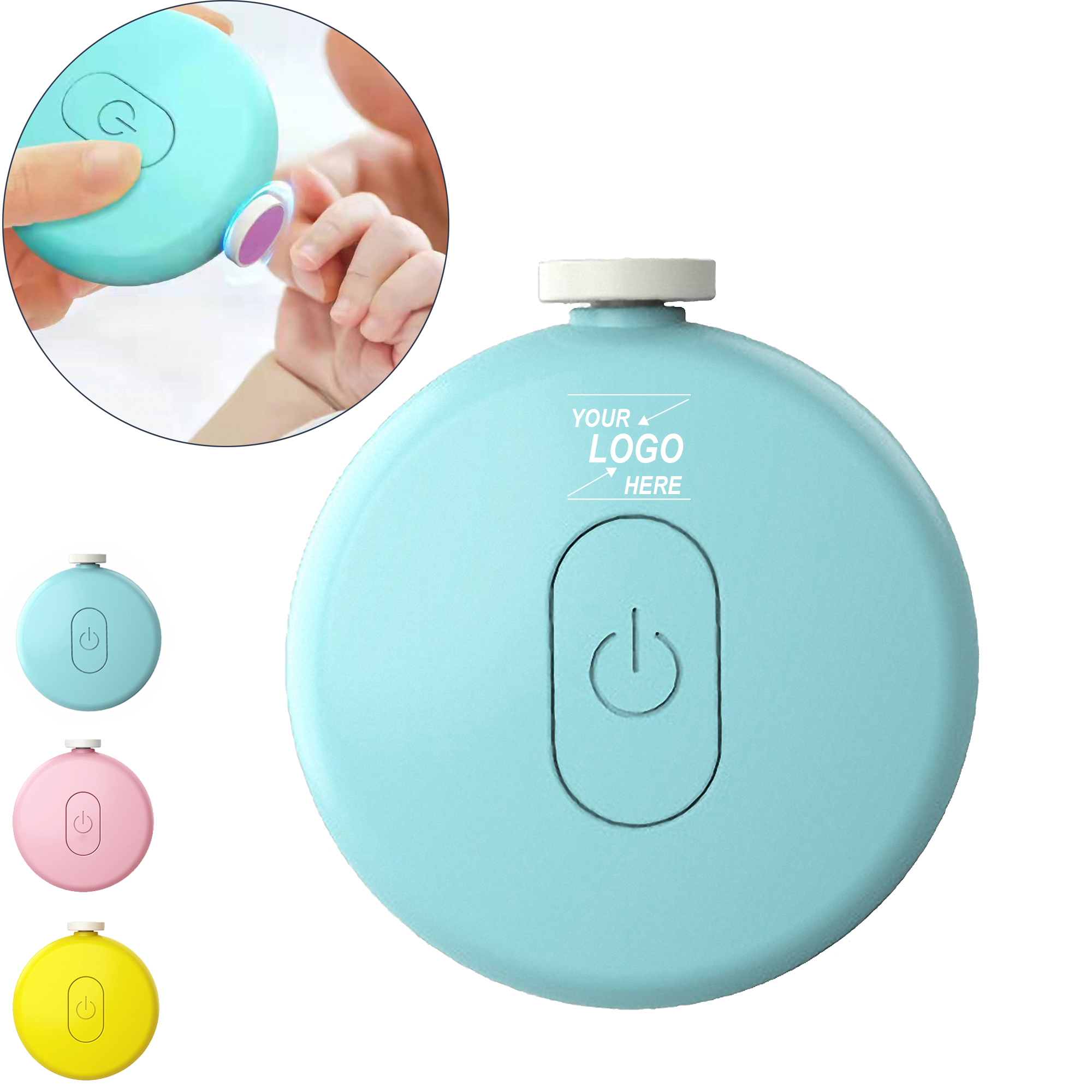 Electric Baby Nail Trimmer with 6 Grinding Pads 5