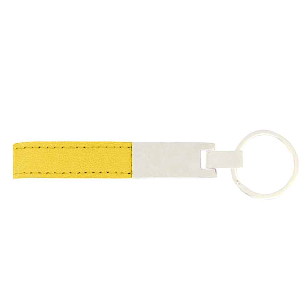 Staple Leather Strap Chrome Keychain 2