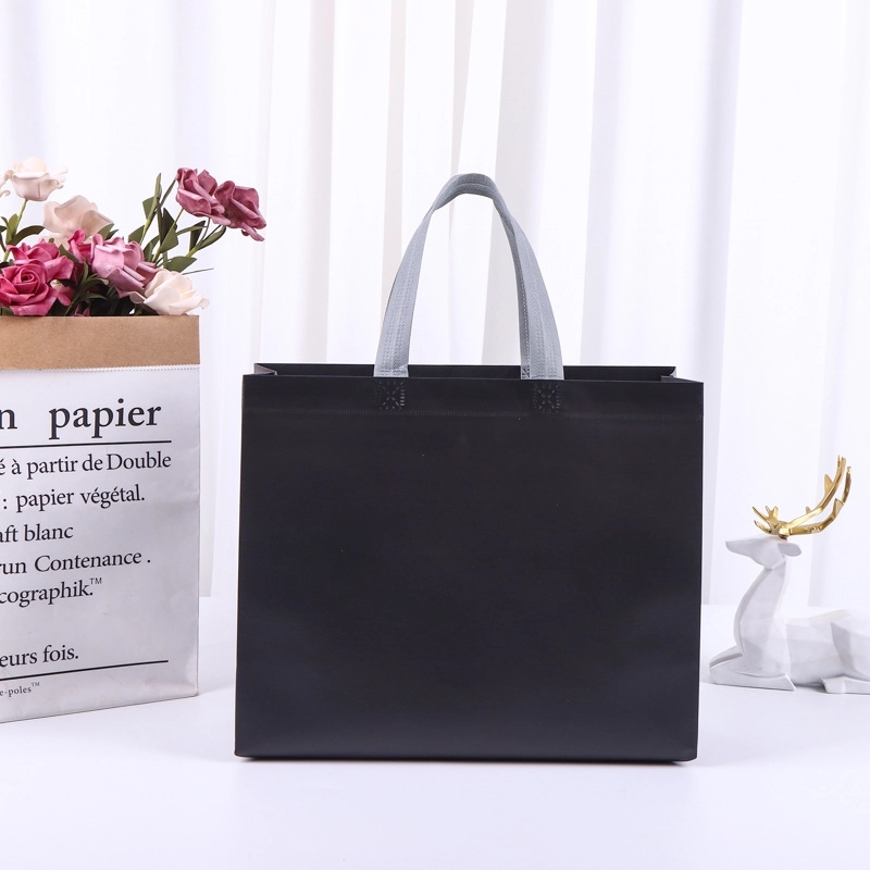 Non-woven Portable Clothing Shopping Bag with Bottom&Side 12
