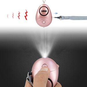 Elegant Safety Alarm Keychain With LED Light And 120DB Panic Sound 16