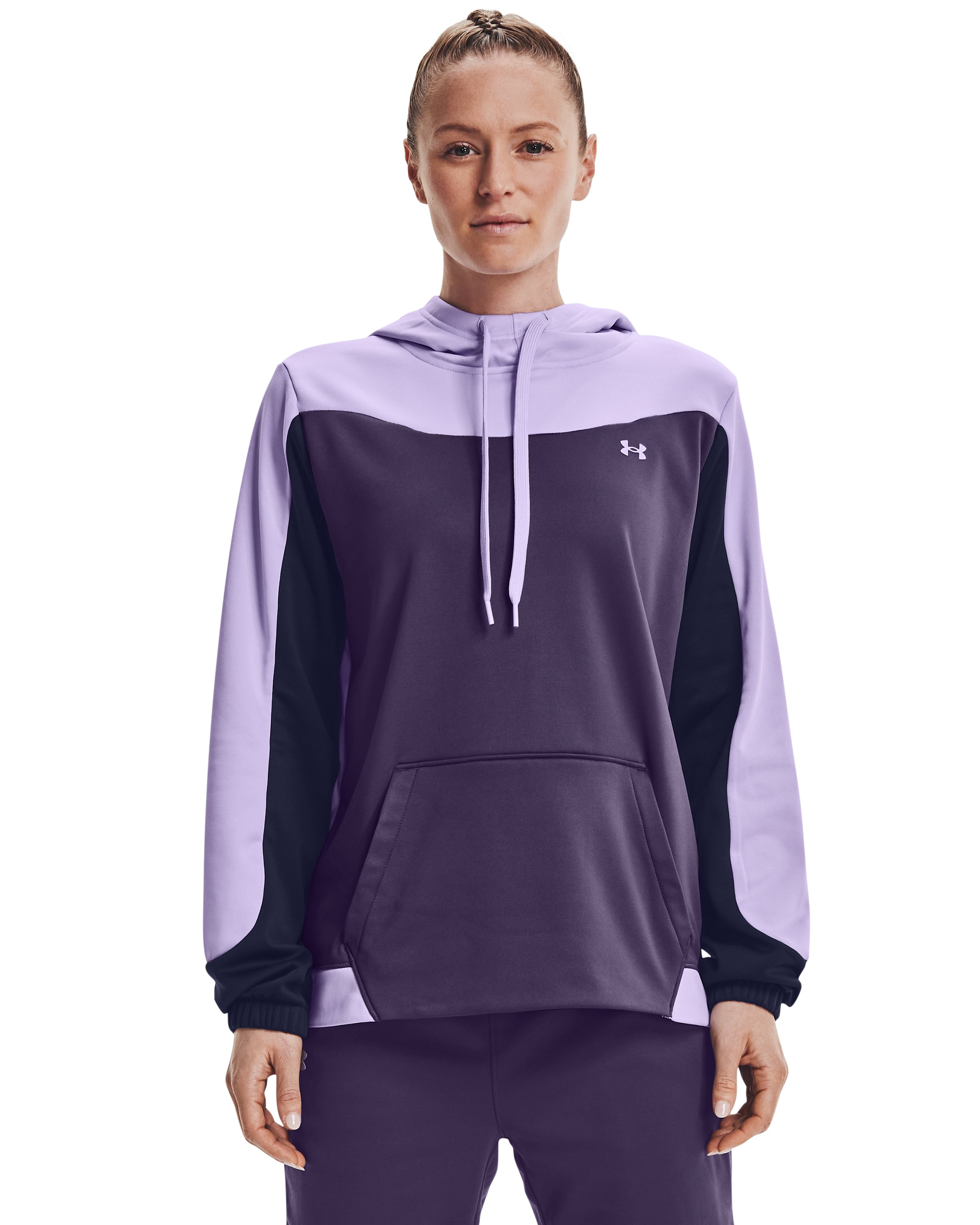 Women's Armour Fleece Colorblock Hoodie 4