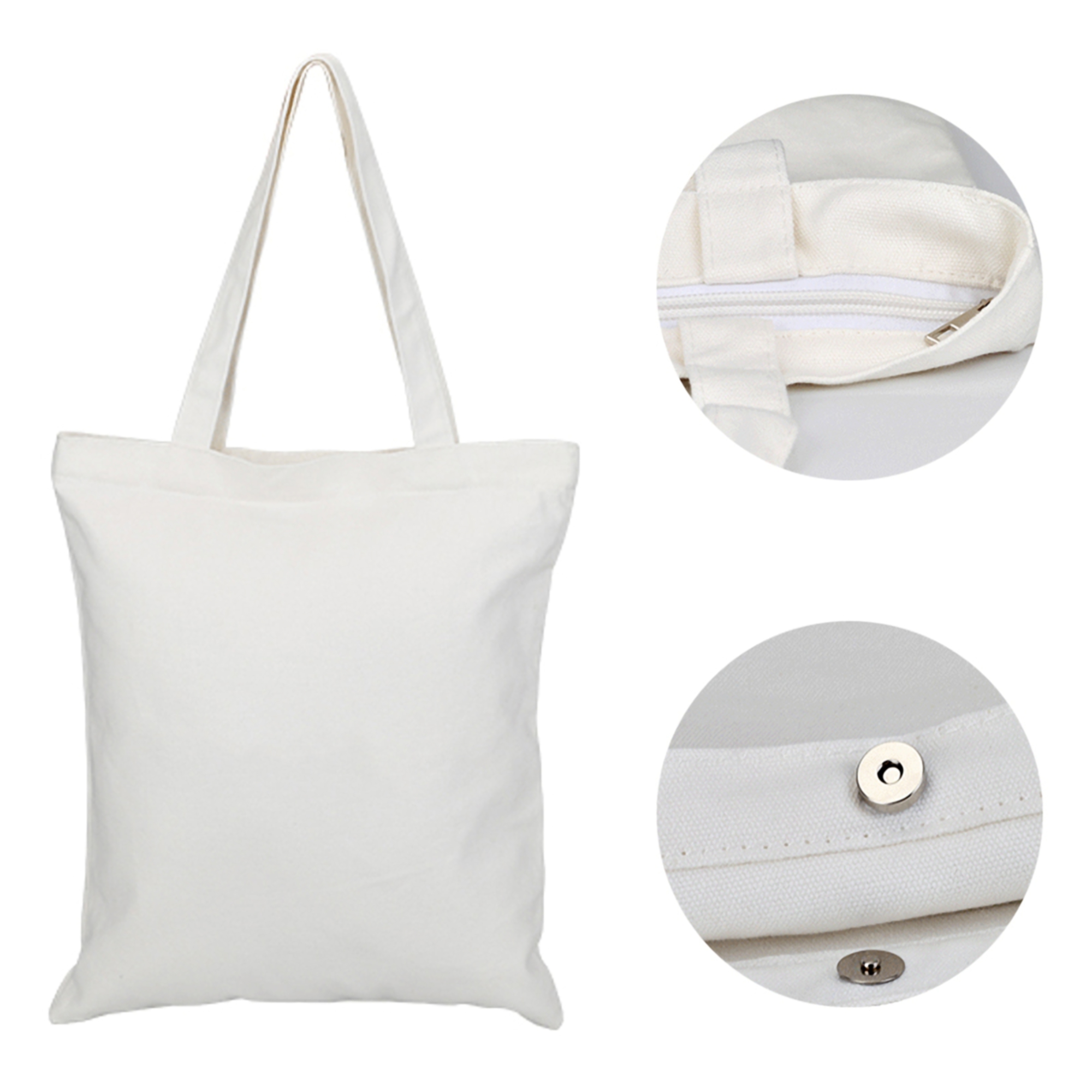 Colorful Cotton Tote Bag with Long Handles, custom tote bag with logo imprint 5