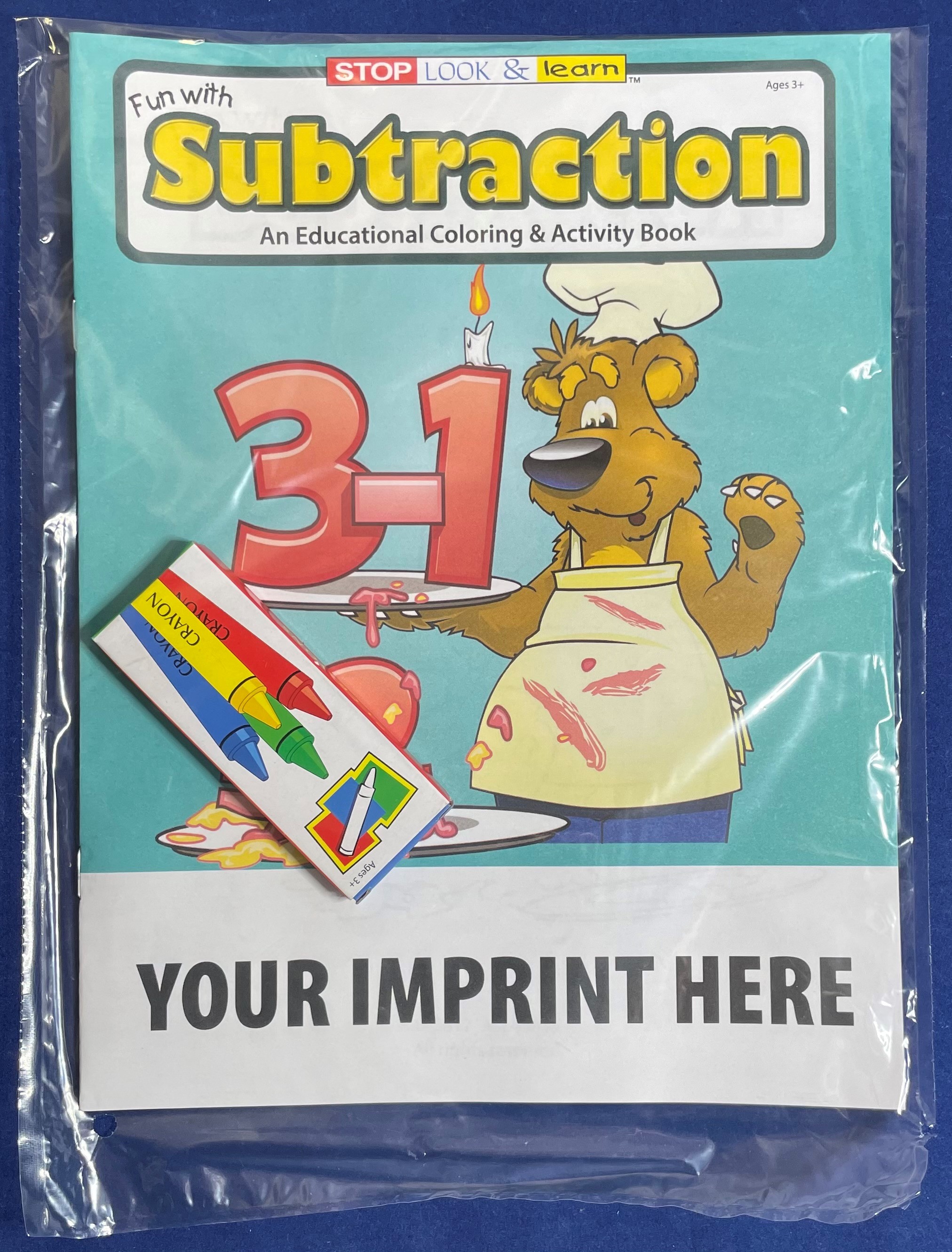 COLORING SET - Fun With Subtraction Coloring Book Fun Pack 2