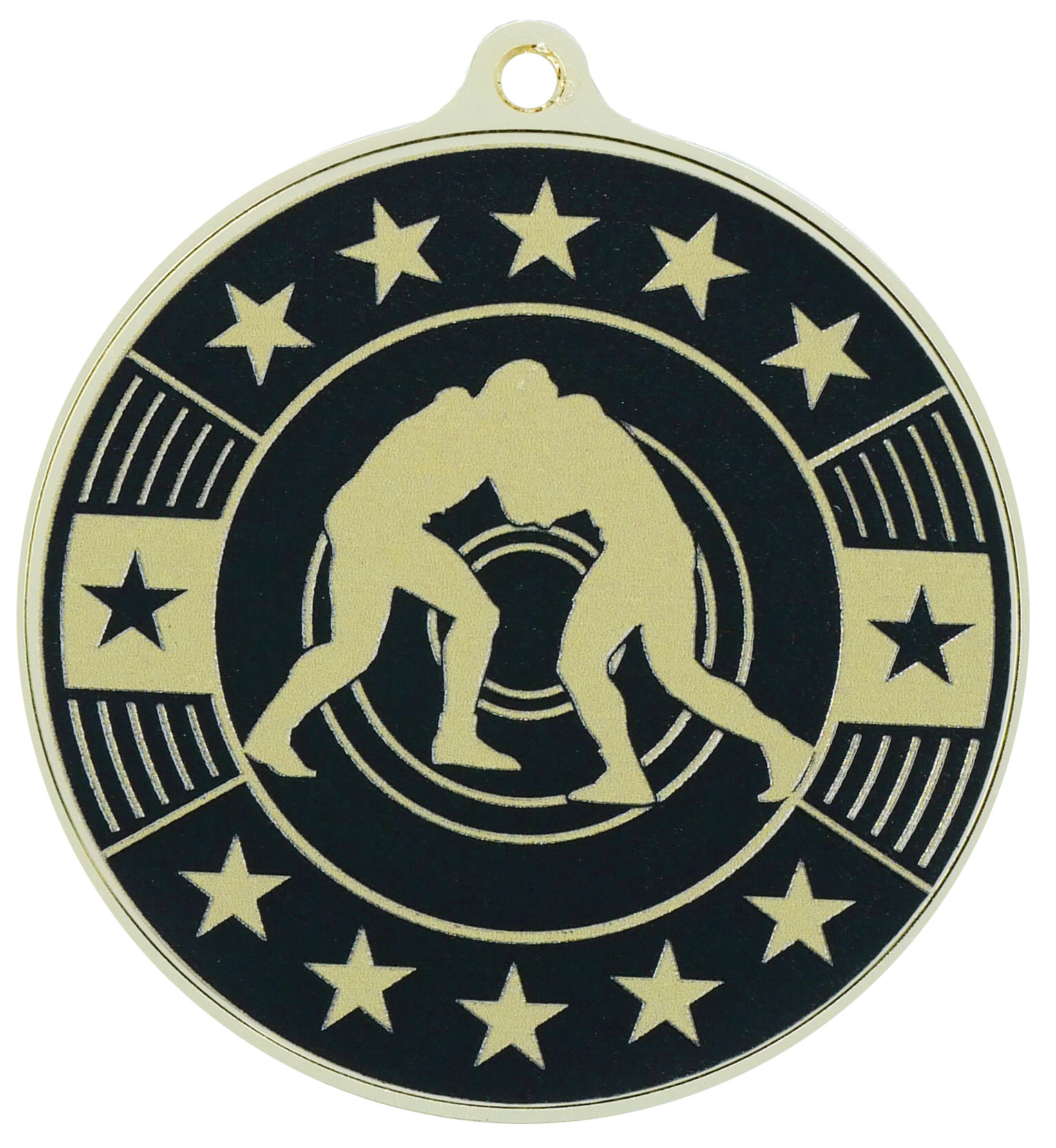 Wrestling Simucast Medallion (2-1/8")