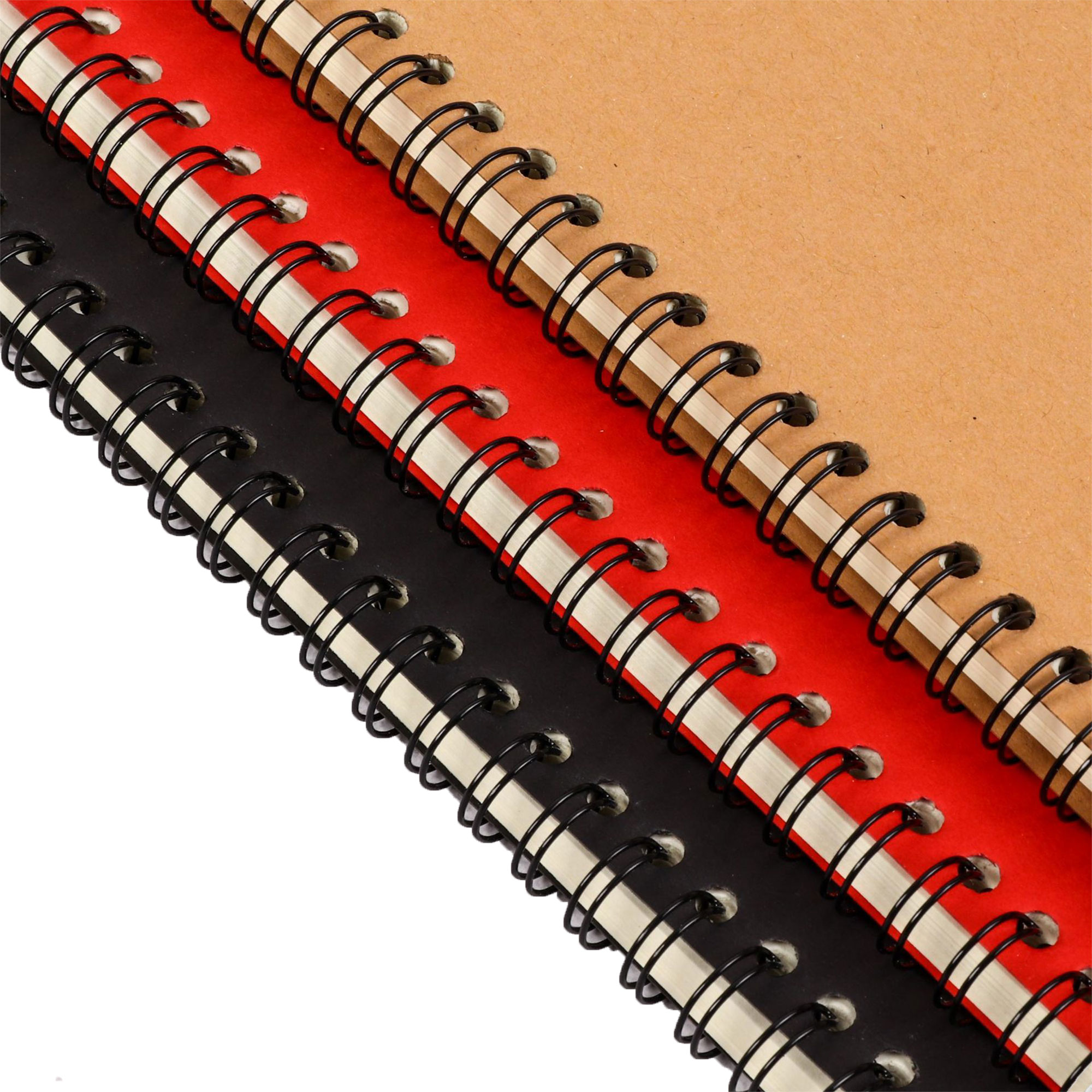 Kraft Spiral Notebook With Texture 2