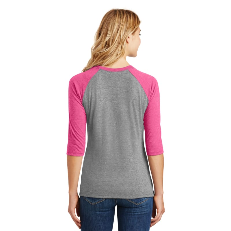 District Women's Perfect Tri 3/4-Sleeve Raglan. 29