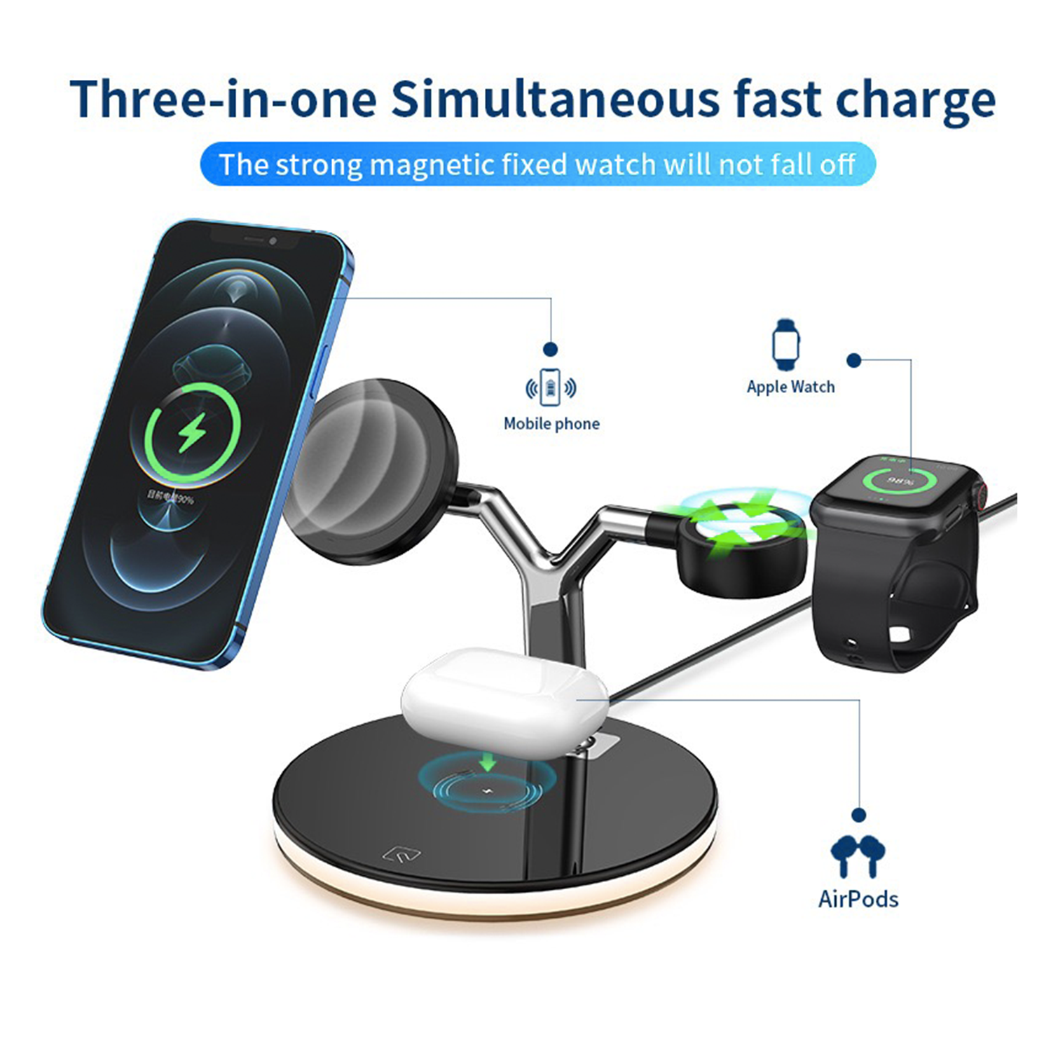3-In-1 Wireless Charging Stand 4