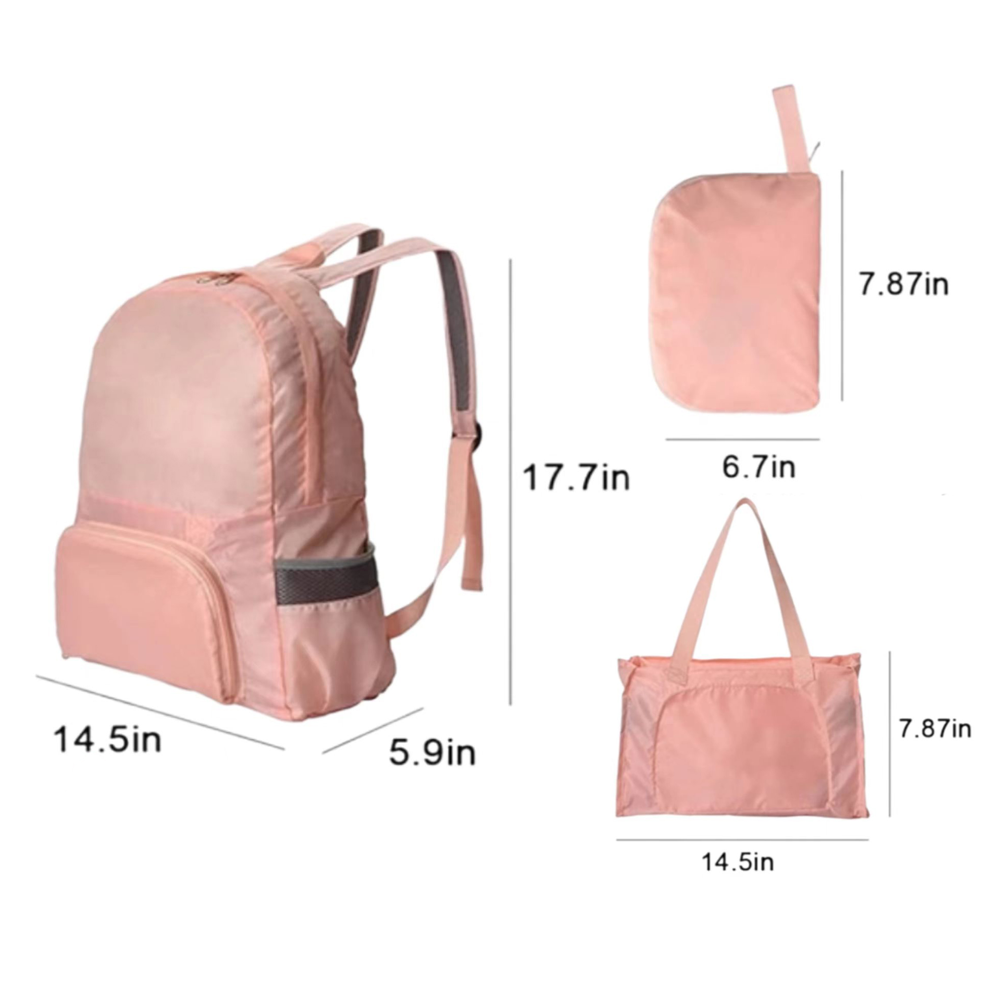 Foldable Dual-Purpose Travel Backpack 2