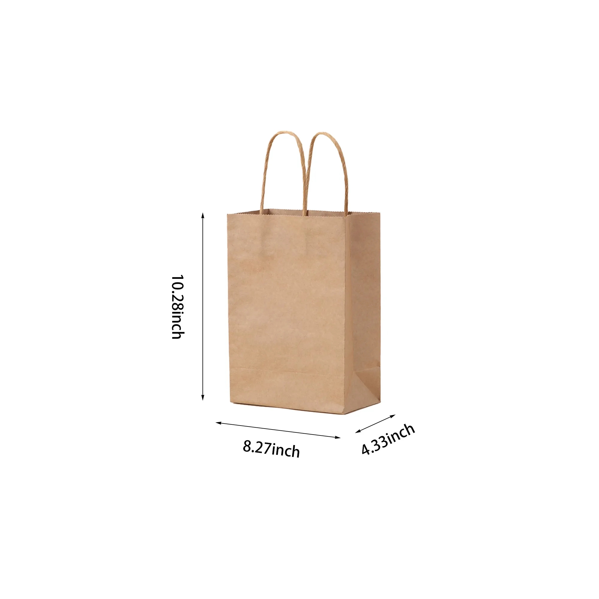Kraft Paper Gift Bag MOQ 100 PCS 5