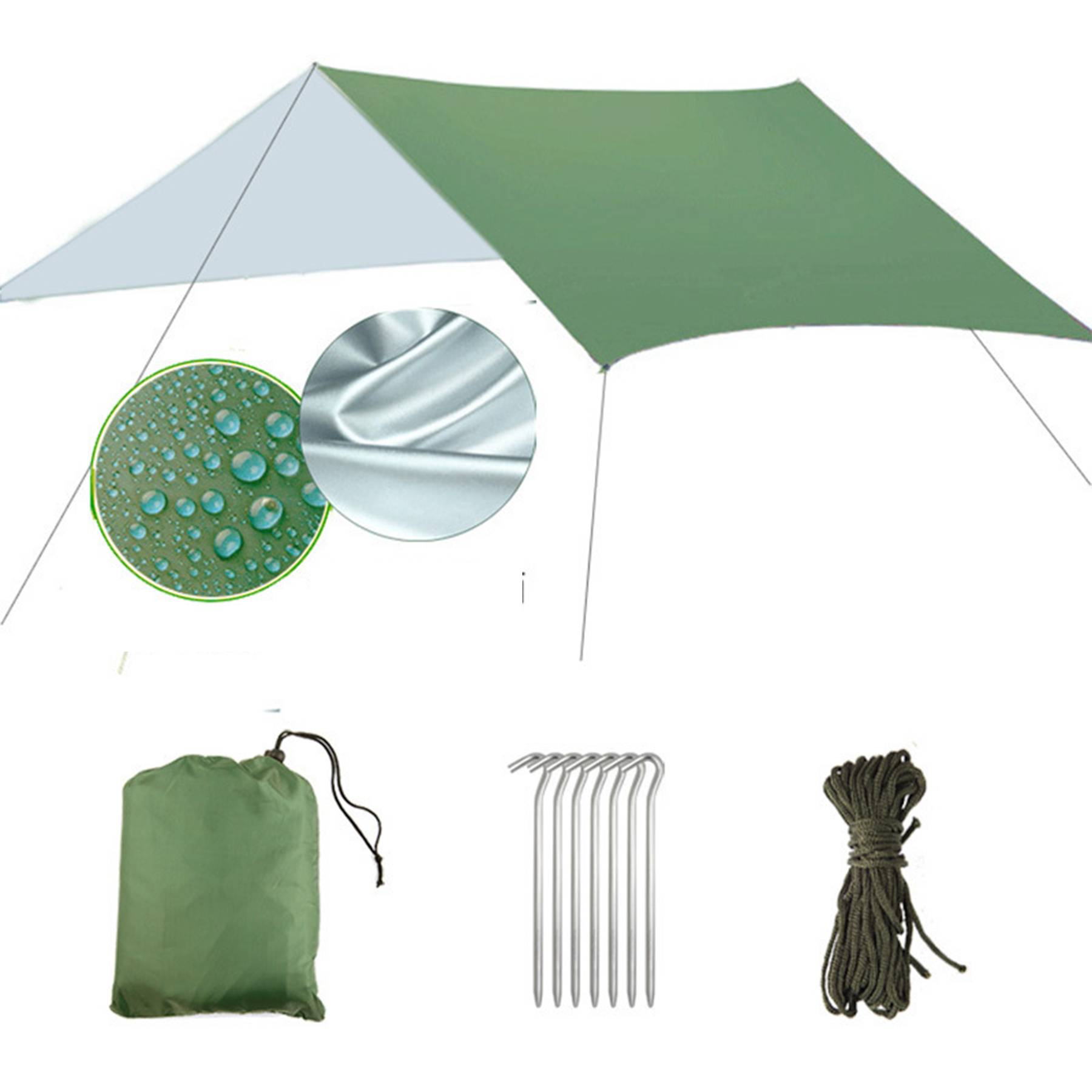 Waterproof and sunscreen beach shading tent 5