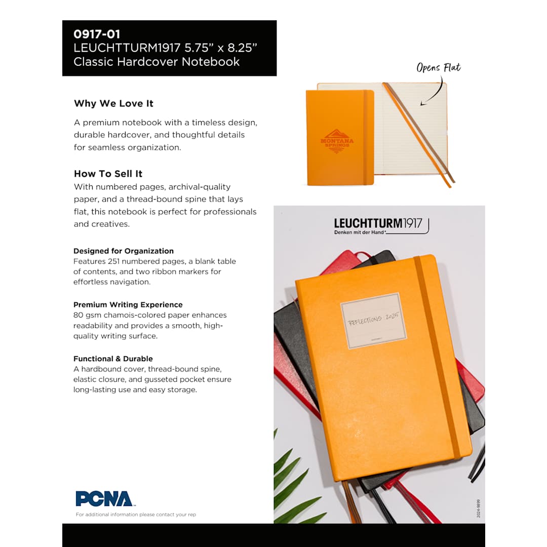 LEUCHTTURM1917 5.75" x 8.25" Hardcover Notebook 118