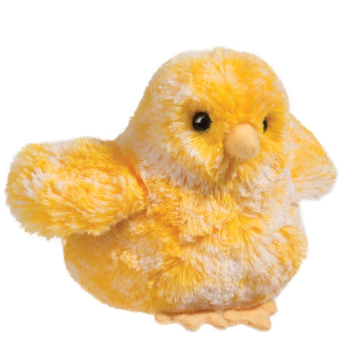 Yellow Multi Chick Stuffed Animal 2