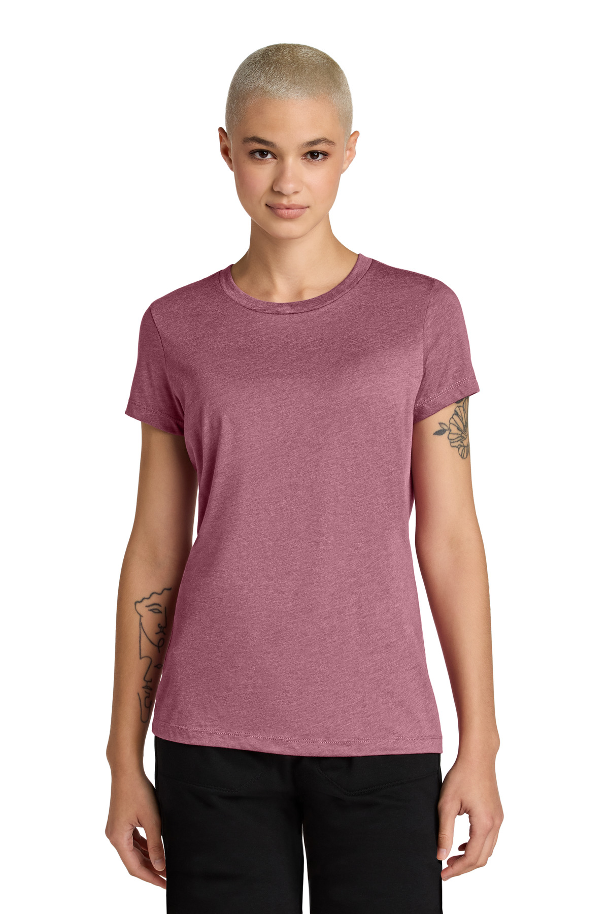 District Women's Perfect Weight CVC Tee DT188 33