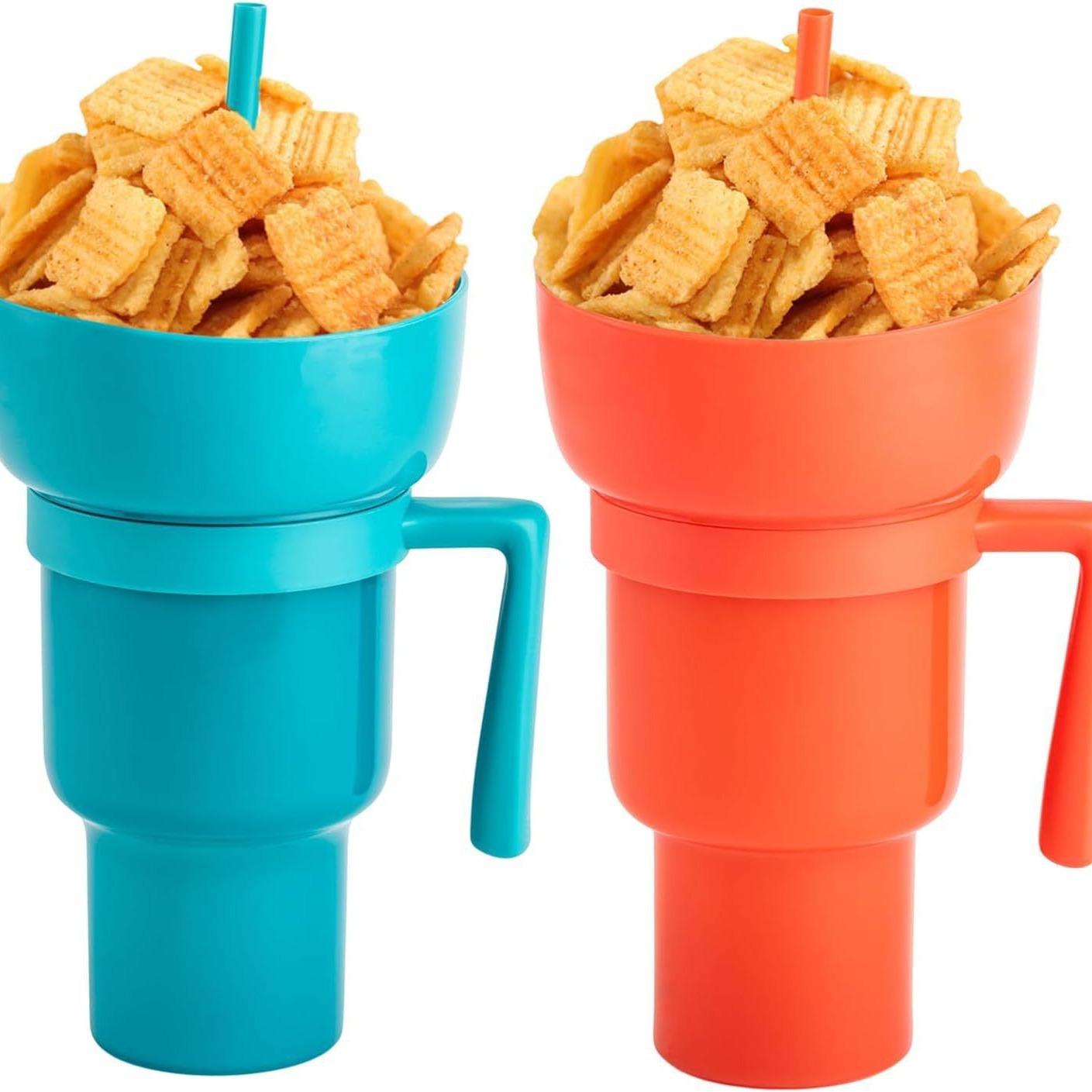 Cinema 2-in-1 Snack and Drink Cup 32oz Plastic Tumbler 3