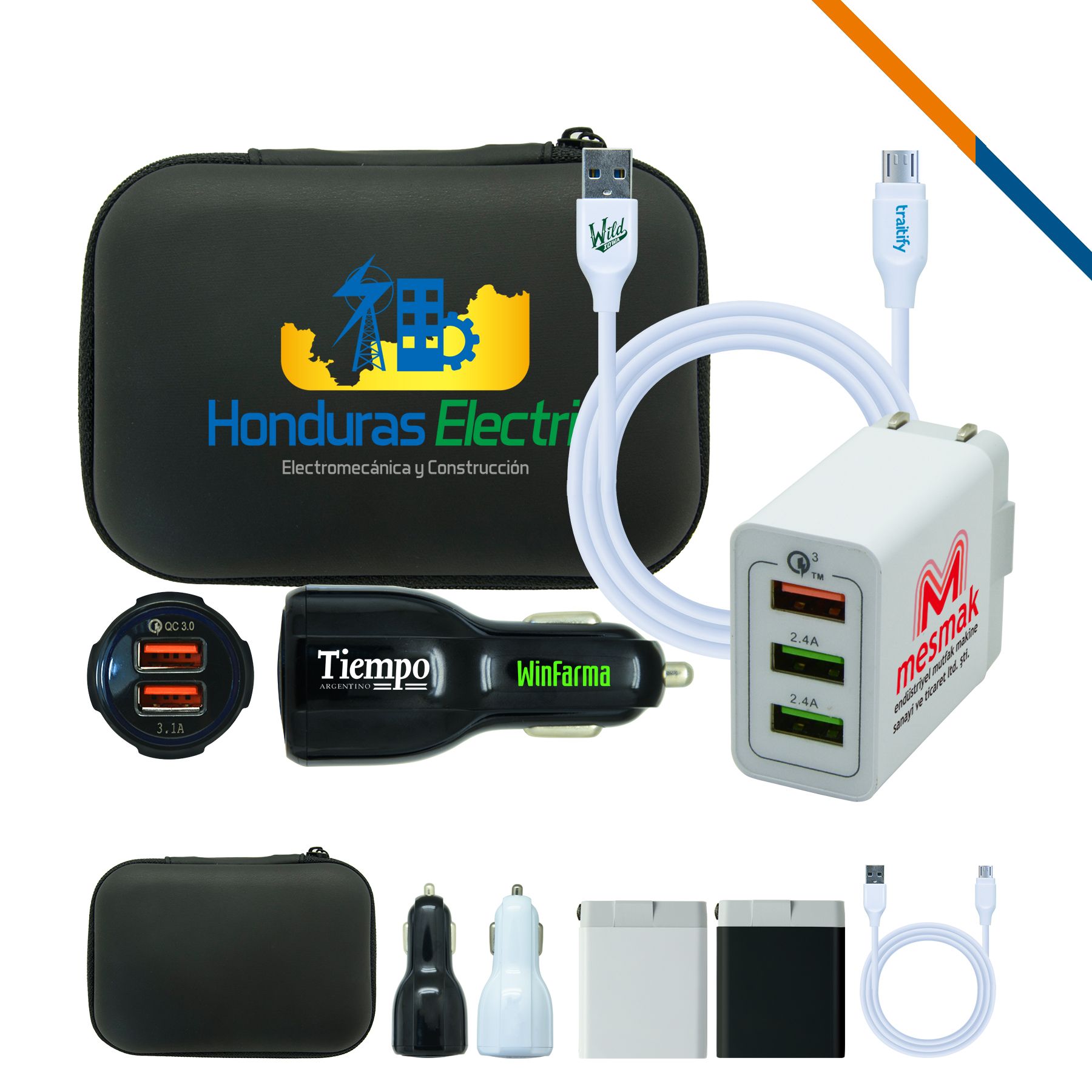 Rocar Quick Charging Set 4