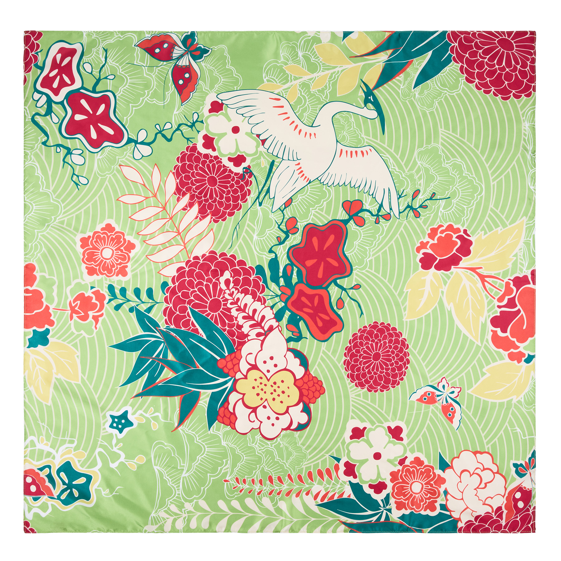 Silk-like Satin Square Bandanna (Machine Washable) 6