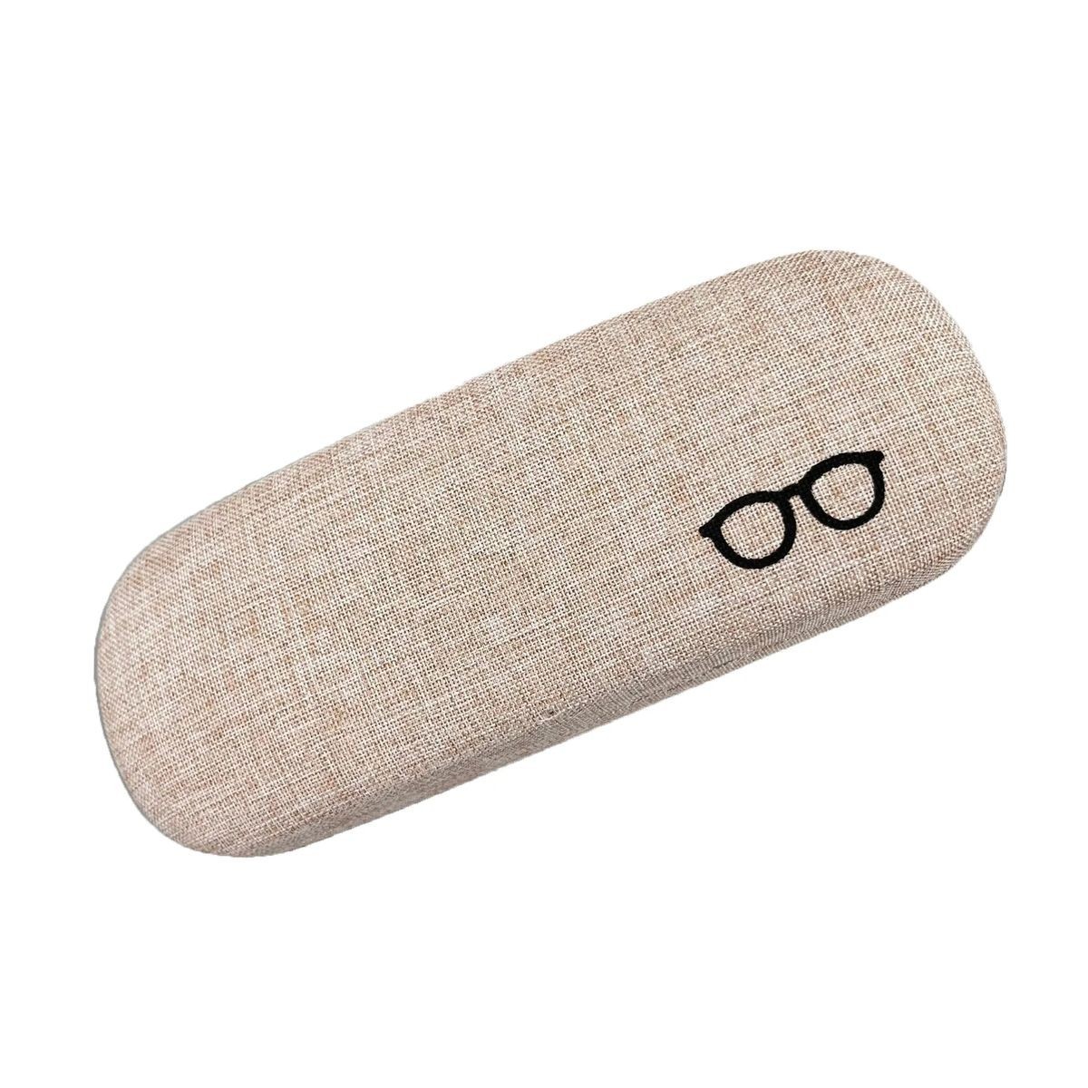 Protective Linen Eyewear Case with Metal Shell 4