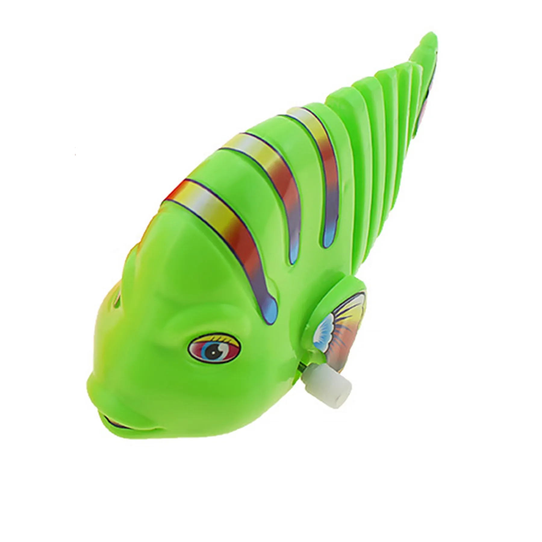 Plastic Post-80s Nostalgic Winding Rocking Fish 4