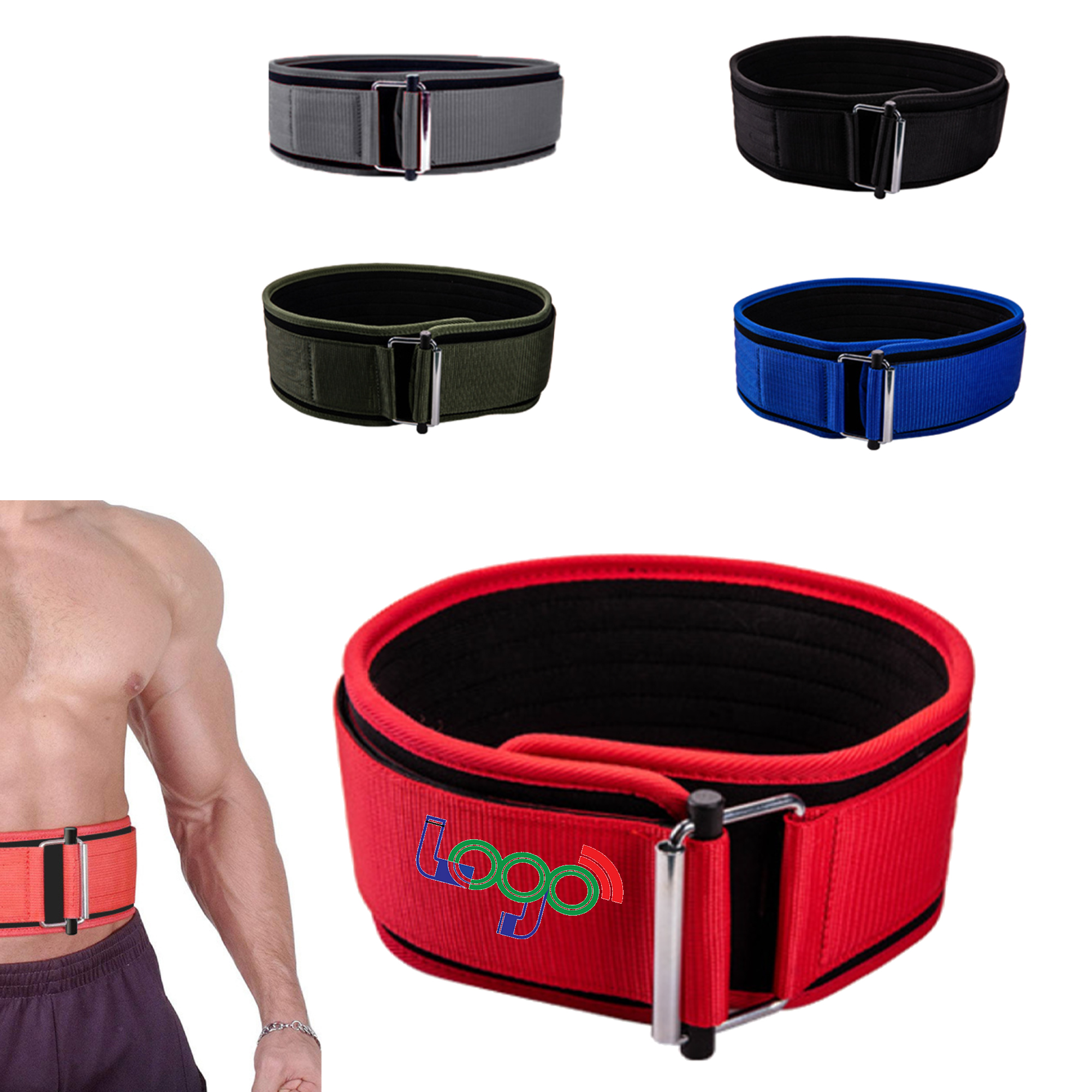 Full Color Can Freely Adjust The Fitness Belt MOQ 50 2