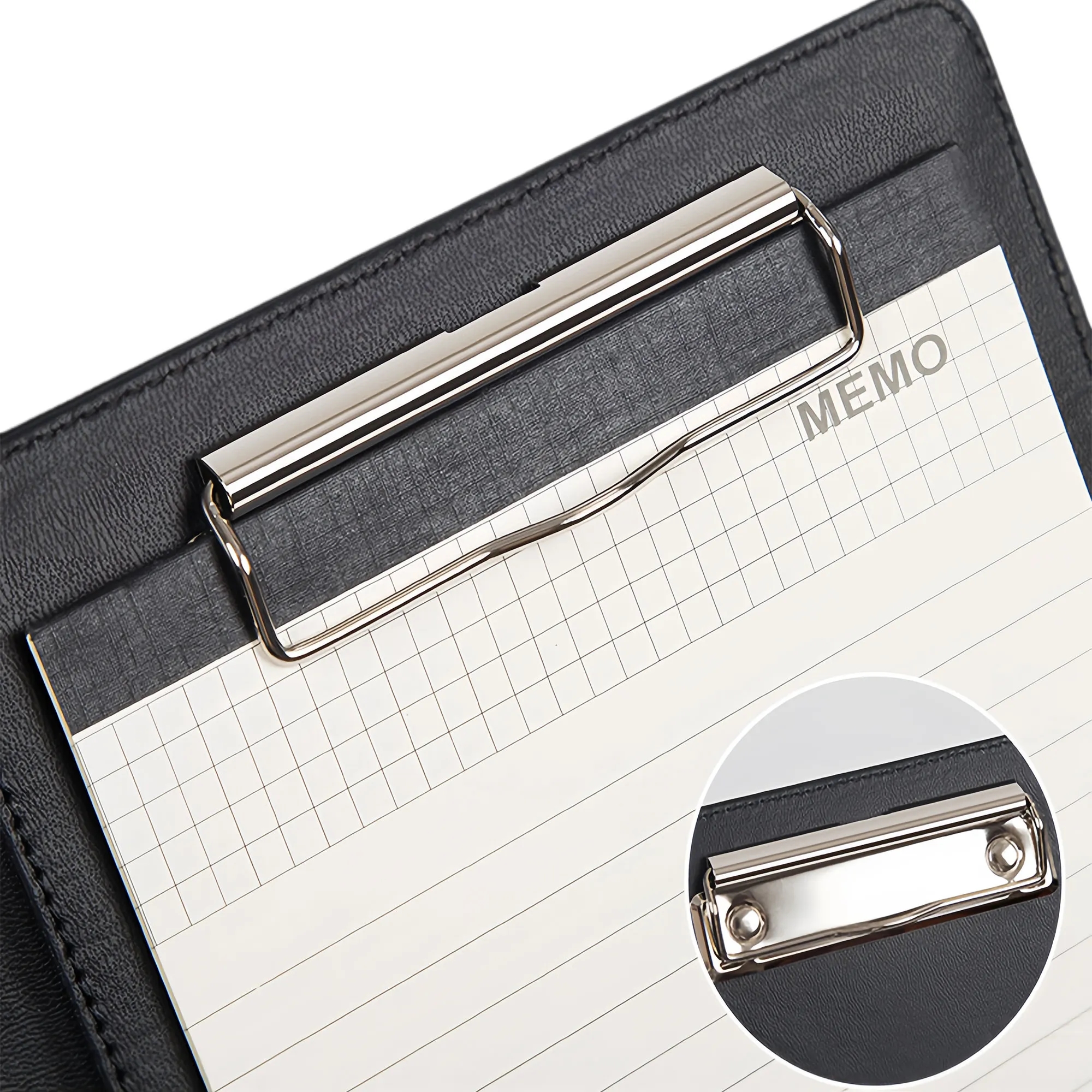 Multifunctional Business A5 Leather Folder With Calculator 2