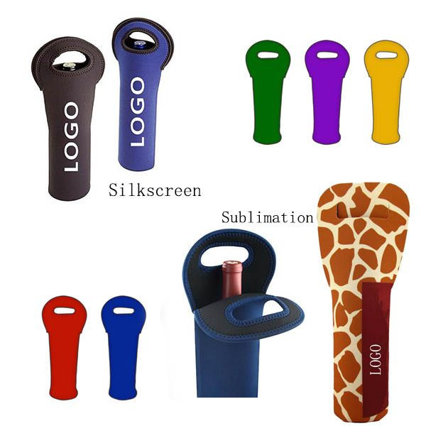 Neoprene Single Wine Bottle Holder 2