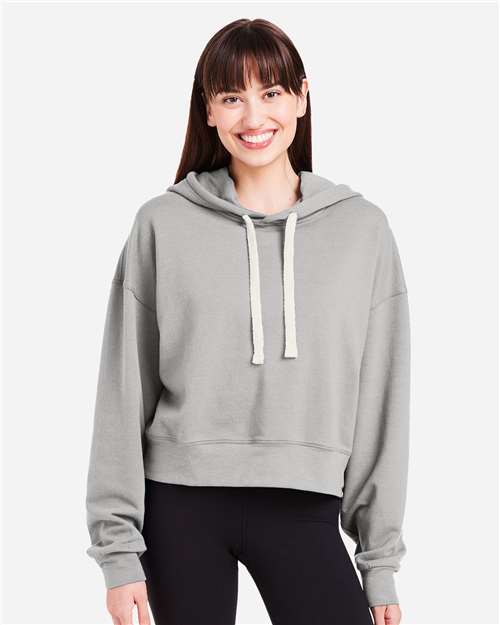 Women's Vintage Oversized Cropped Hooded Sweatshirt - PDP1725 15