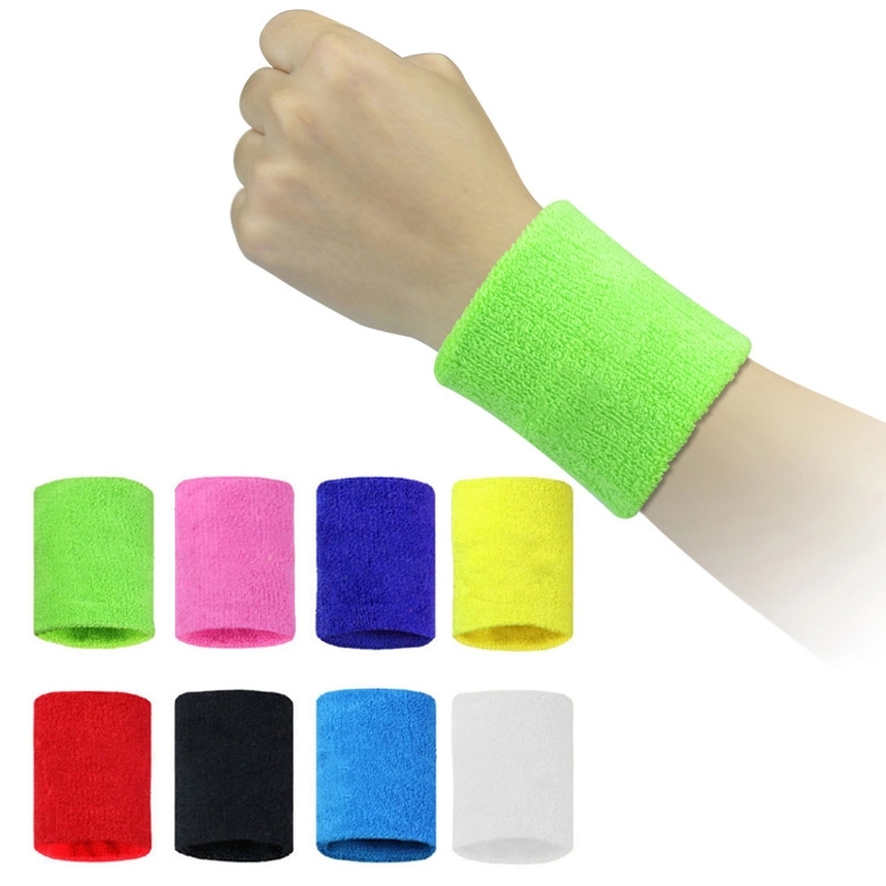 Wrist Sweatbands Thick Cotton Terry Cloth Wristbands