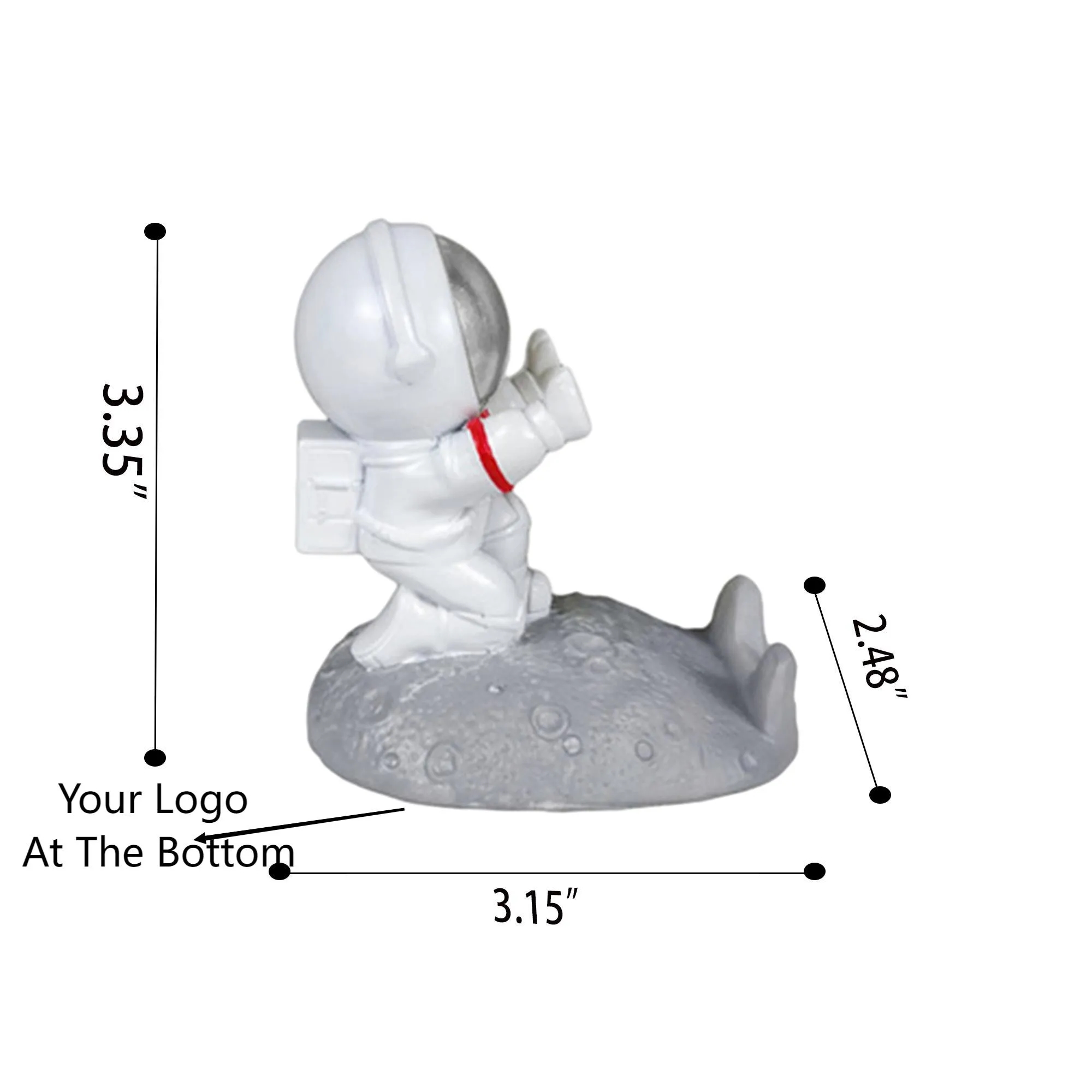Creative Environmentally Friendly Astronaut Cell Phone Stand 6