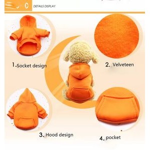 New Winter Dog Hoodie Sweaters With Pockets 5