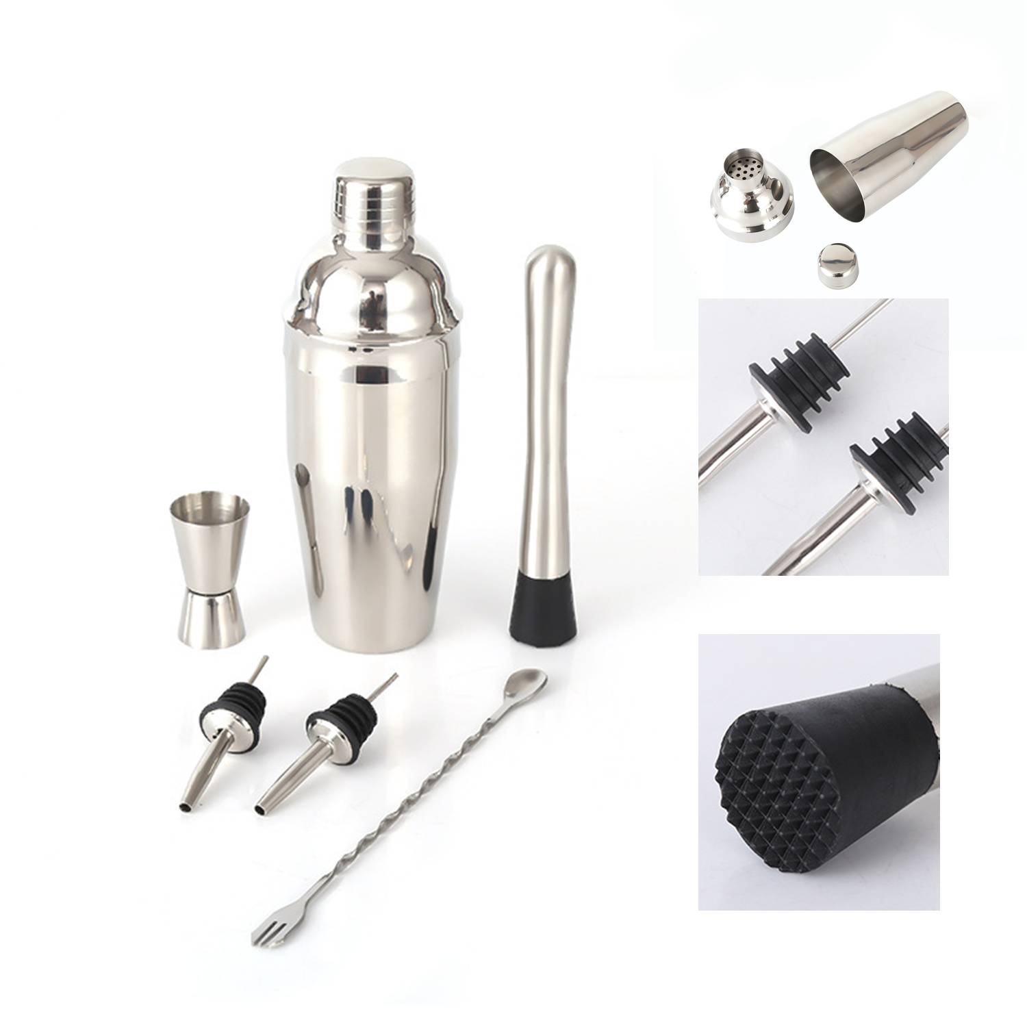 Stainless Steel Cocktail 6-Piece Set 3