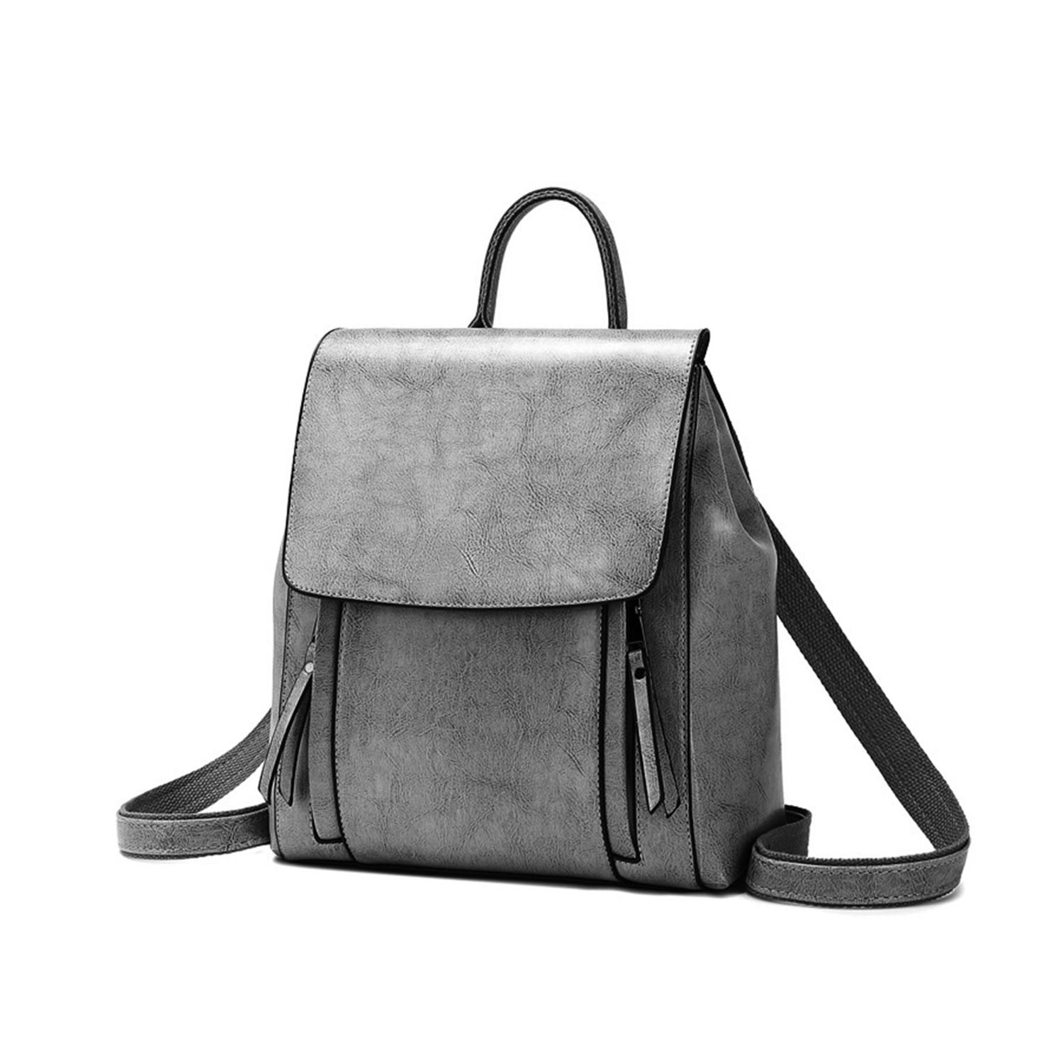 Fashion real cowhide backpack 6