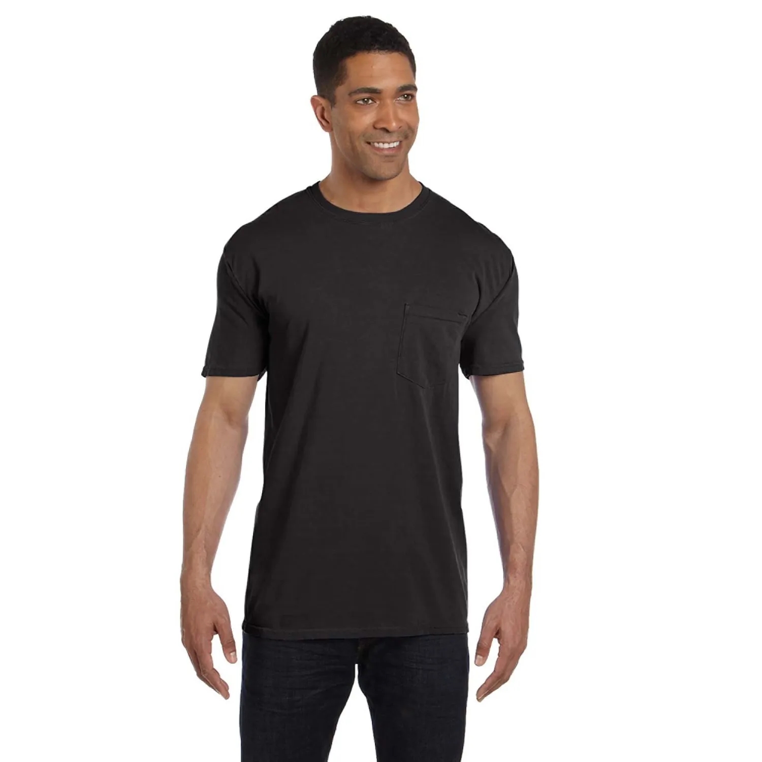 COMFORT COLORS ADULT HEAVYWEIGHT 6.1 OZ. POCKET T-SHIRT 127