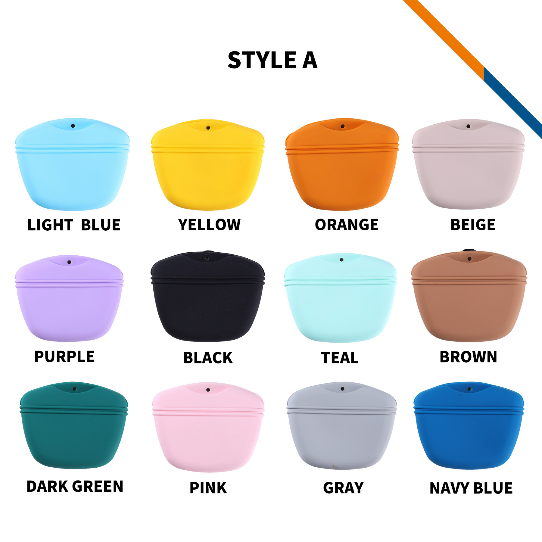 PawSnap Silicone Portable Pet Treat Pouch 4