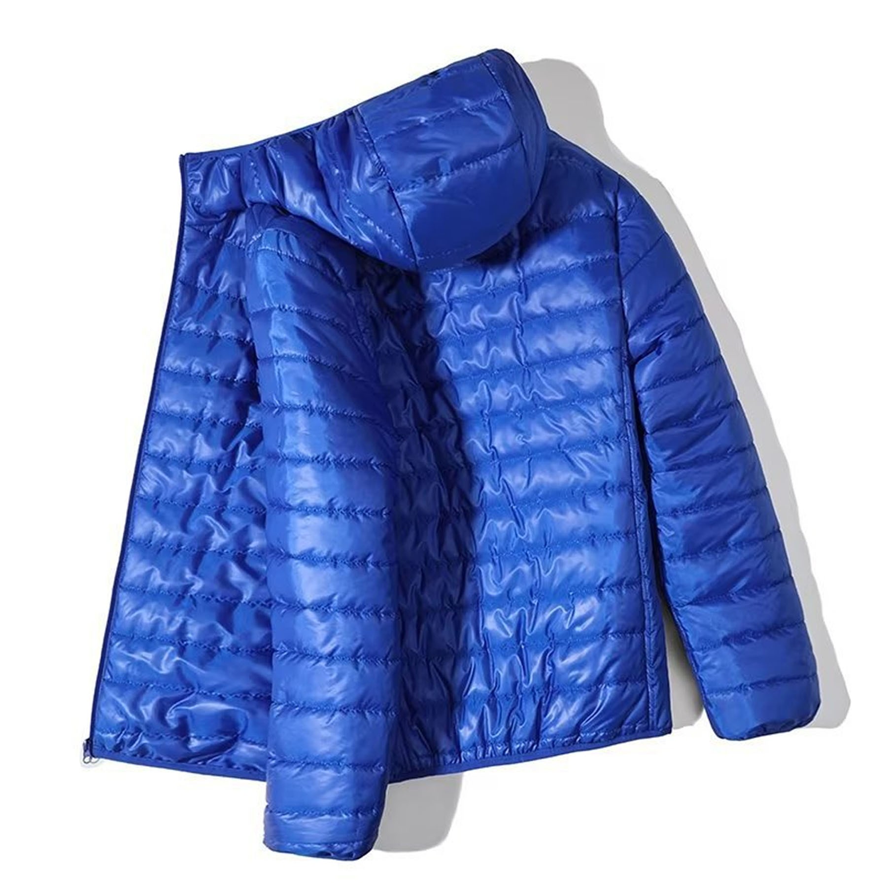 Men's Lightweight Packable Accent Puffer Jacket 4